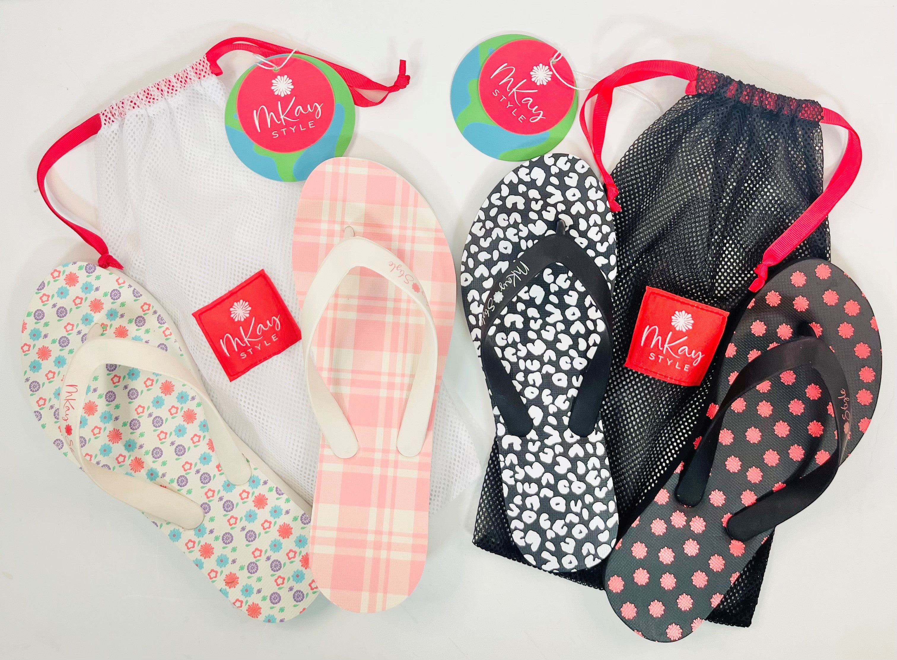 Colorful Flower- Eco Friendly Flip Flops