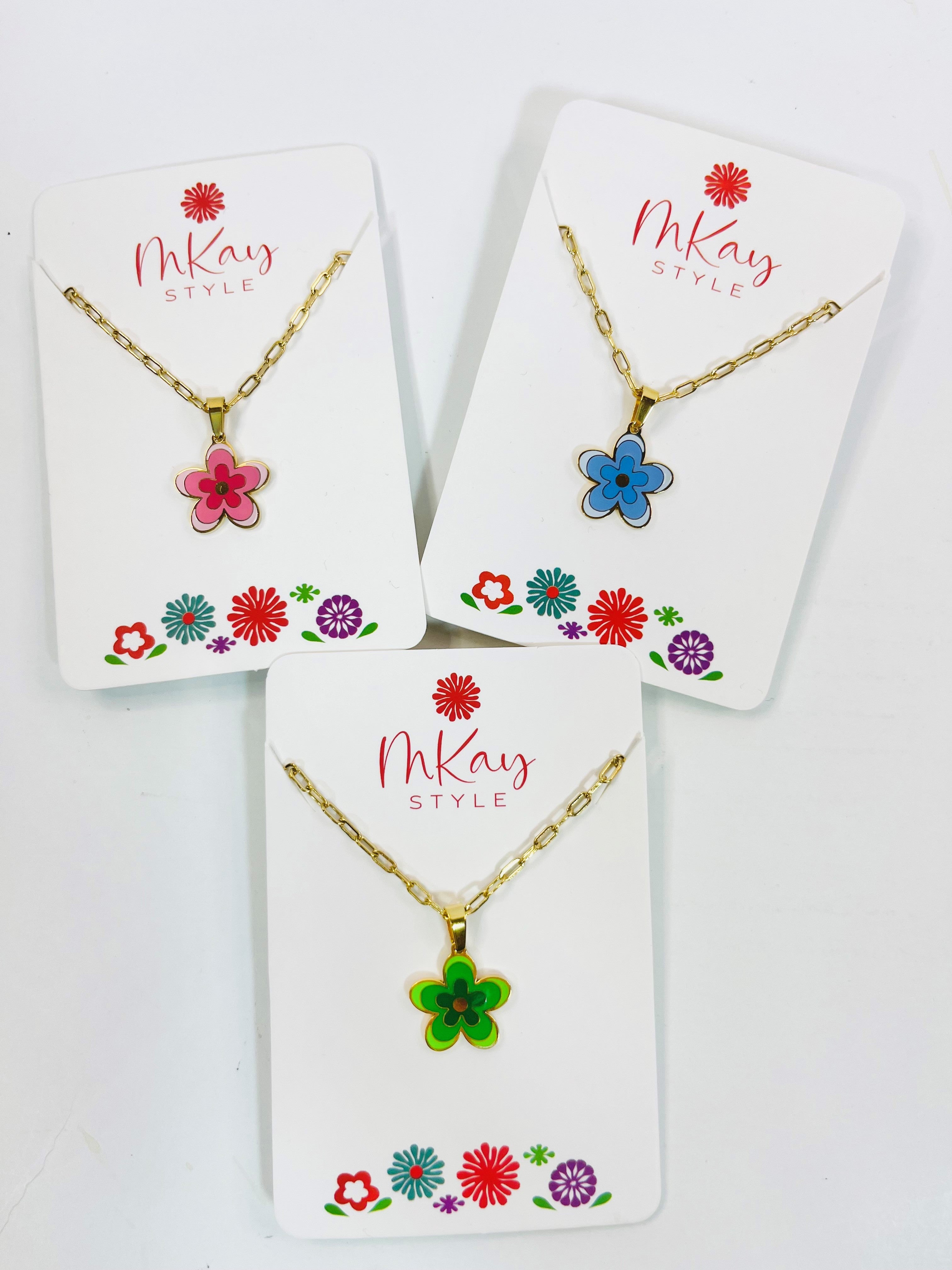Boho Flower Necklace