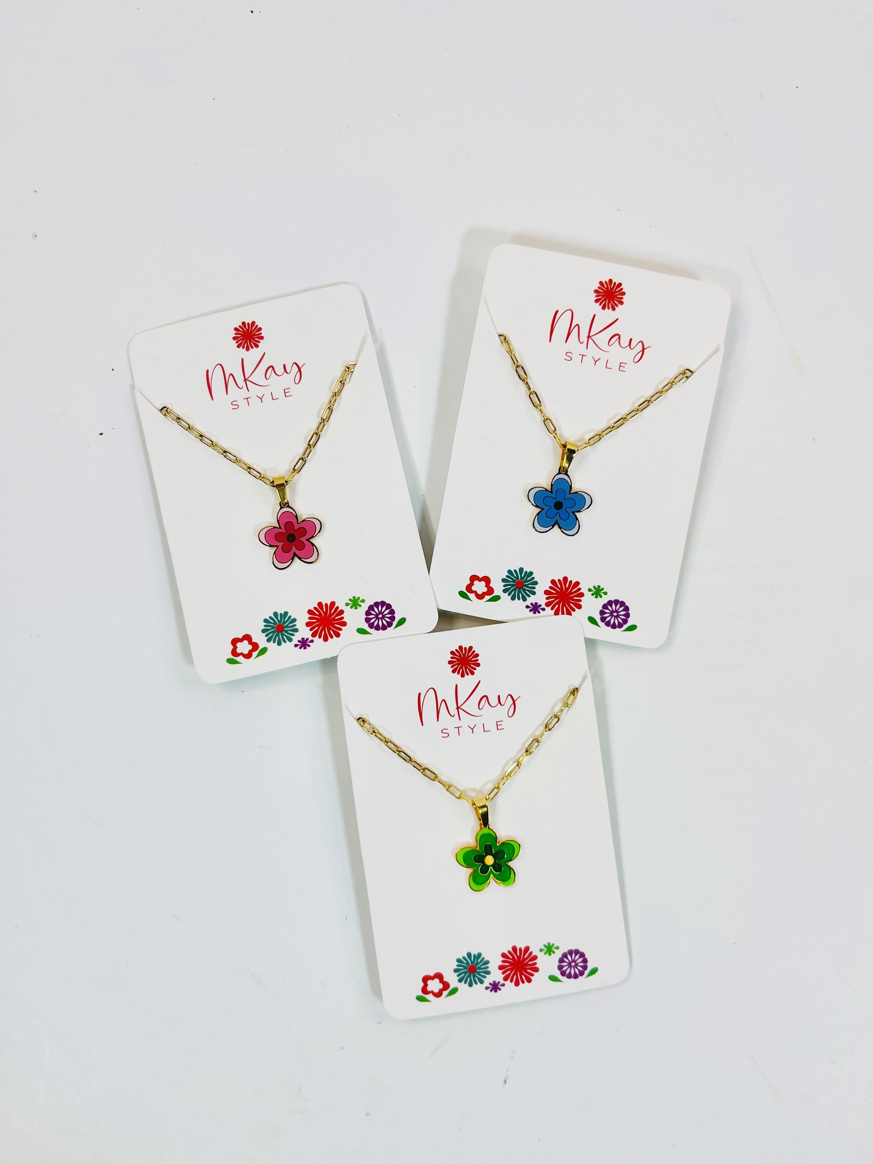 Boho Flower Necklace