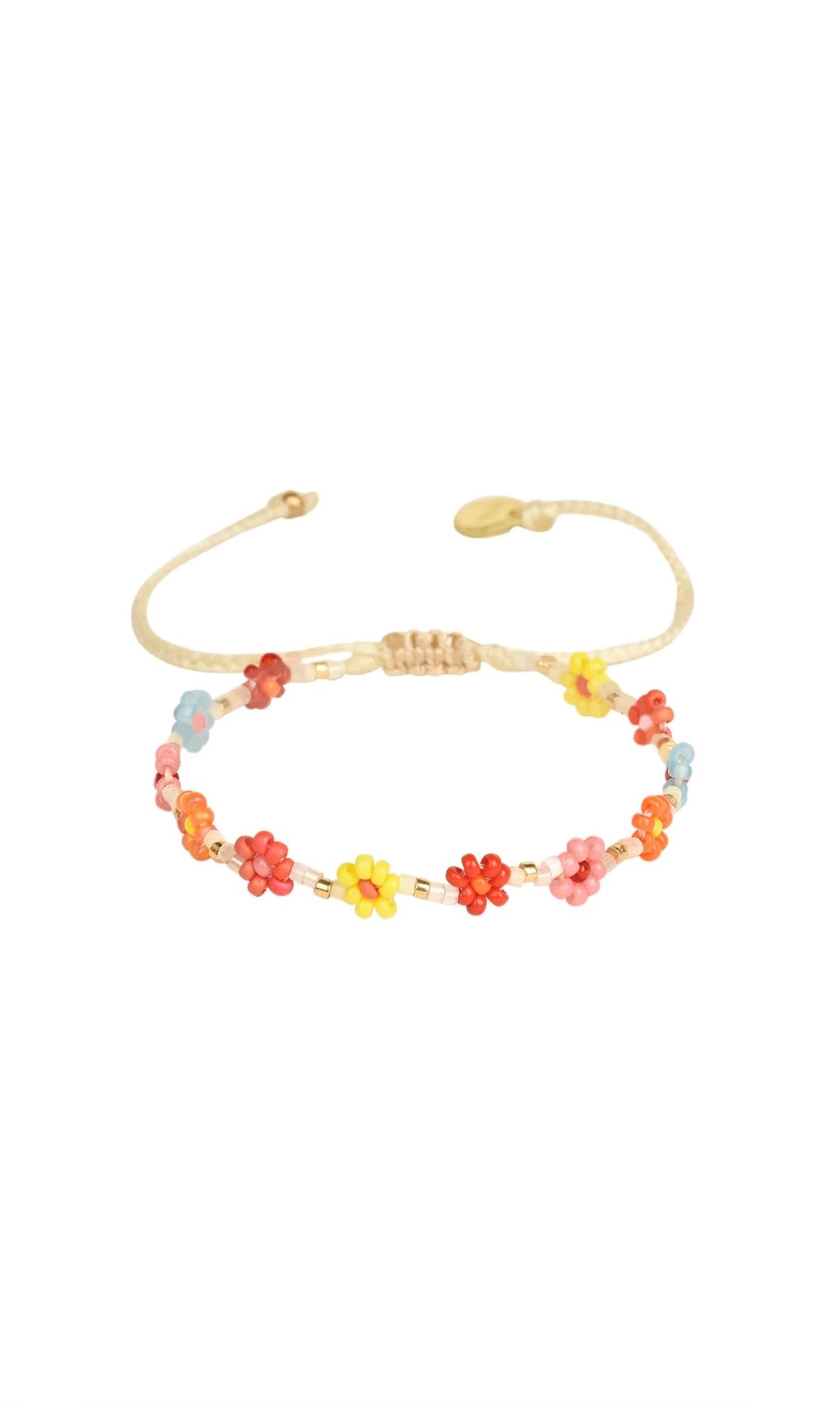 Mishky Hand Beaded Flower Power Bracelet