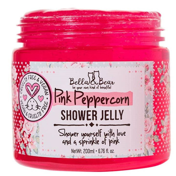 Vegan Bella Bear Pink Peppercorn Shower Jelly