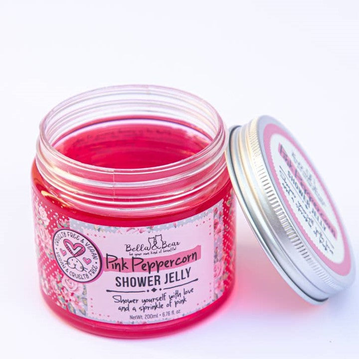 Vegan Bella Bear Pink Peppercorn Shower Jelly