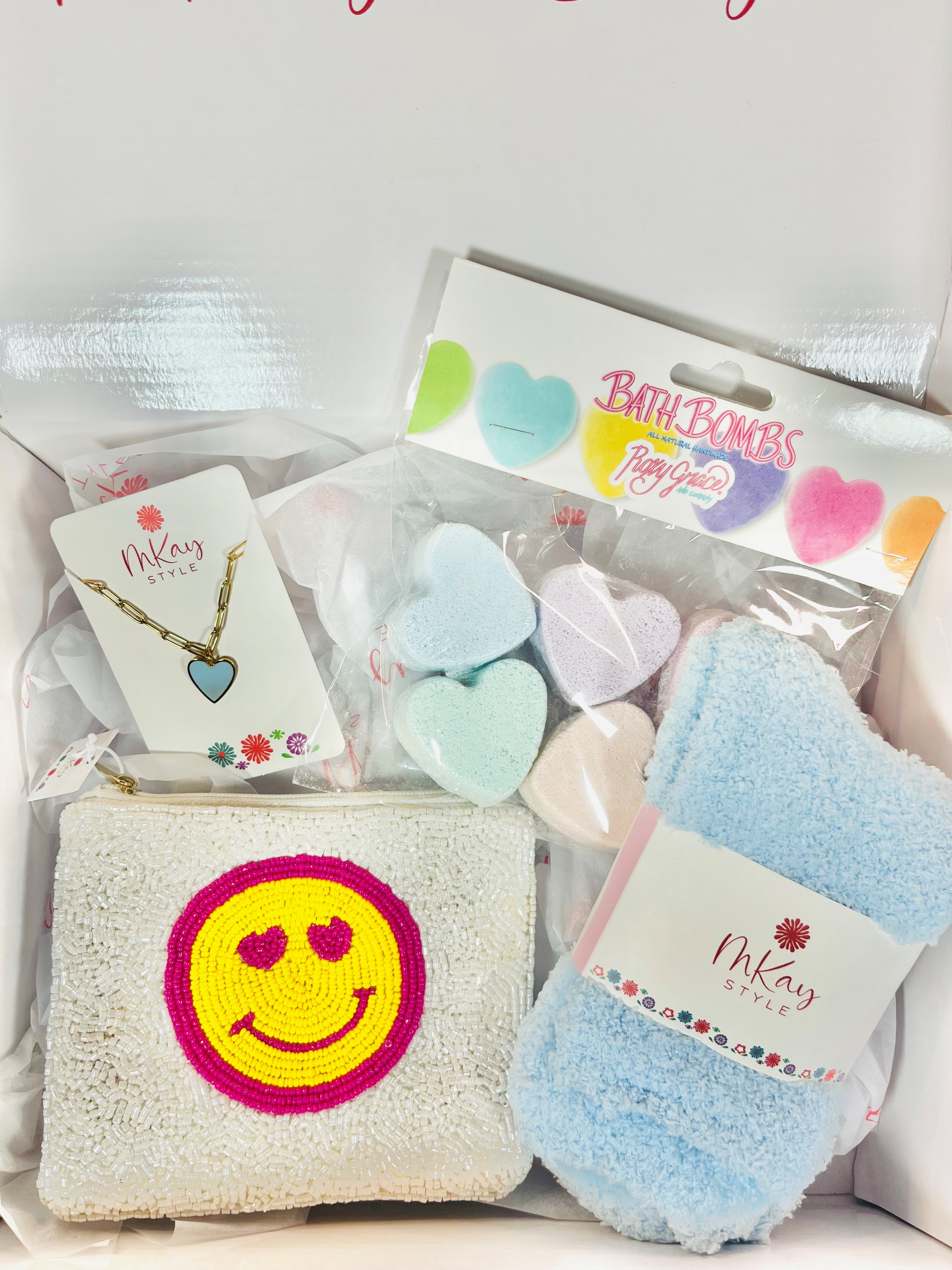 Happy Blue Gift Box