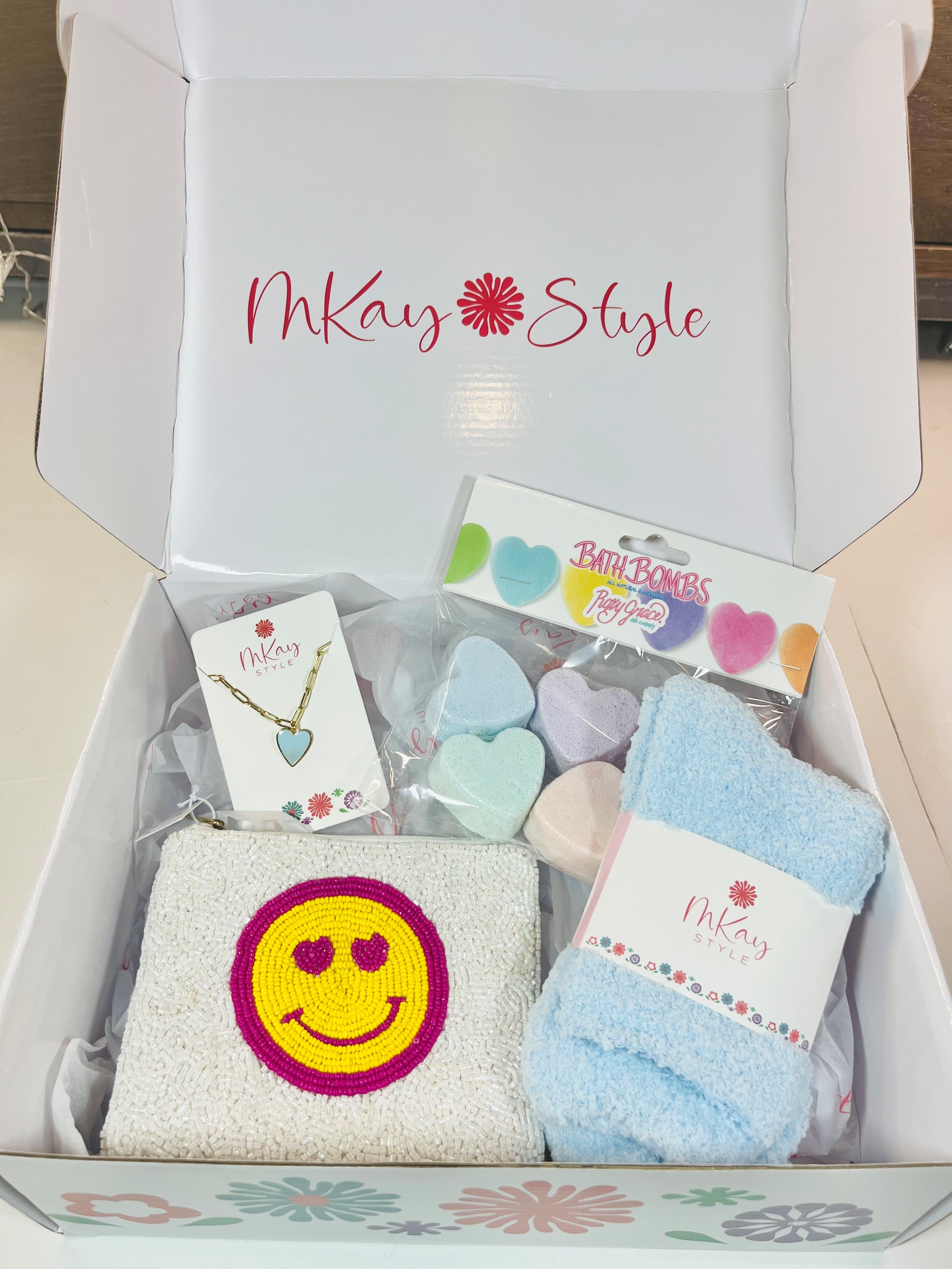 Happy Blue Gift Box