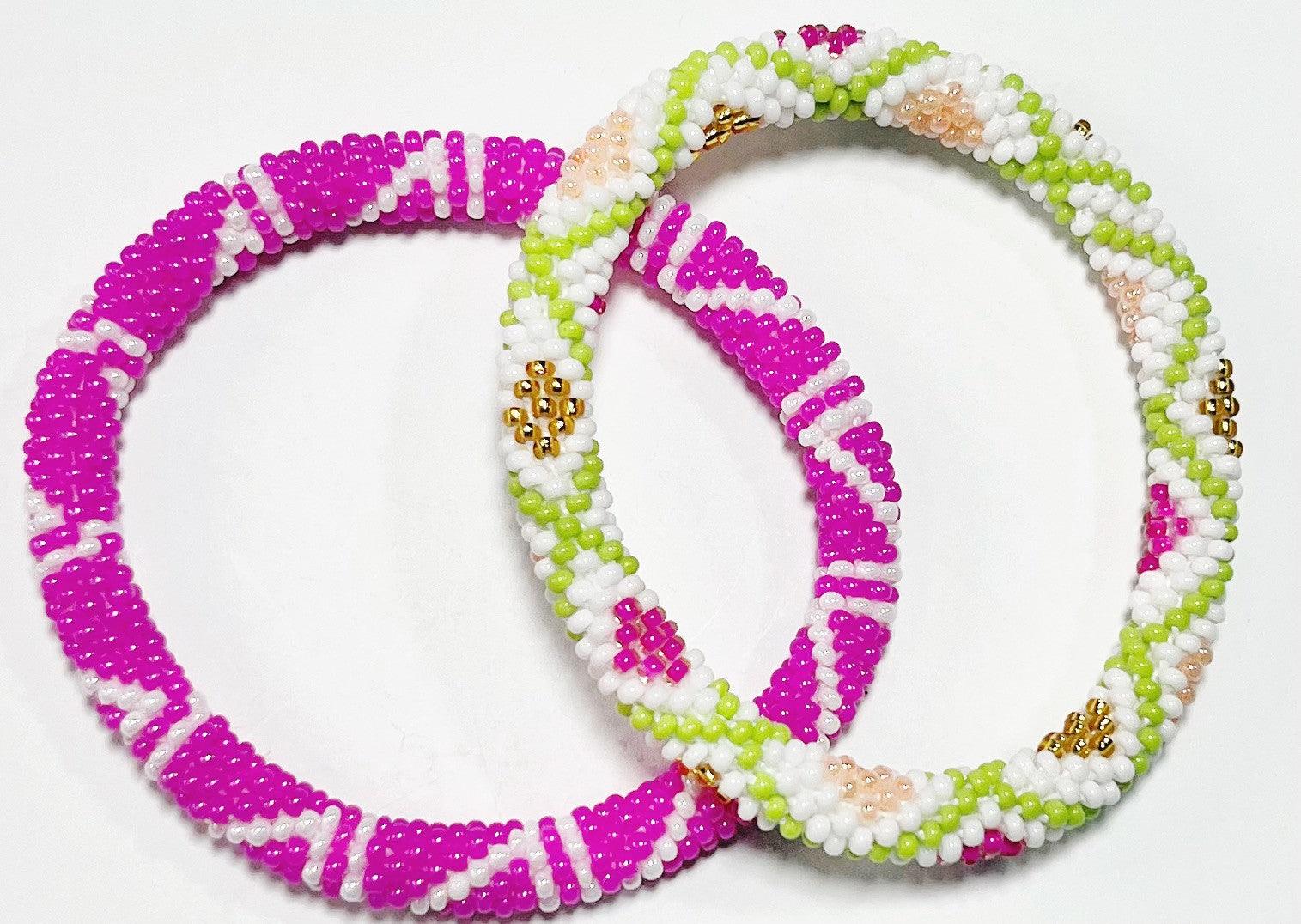 Watermelon Beaded Stackable Bracelet Set - Mkay Style