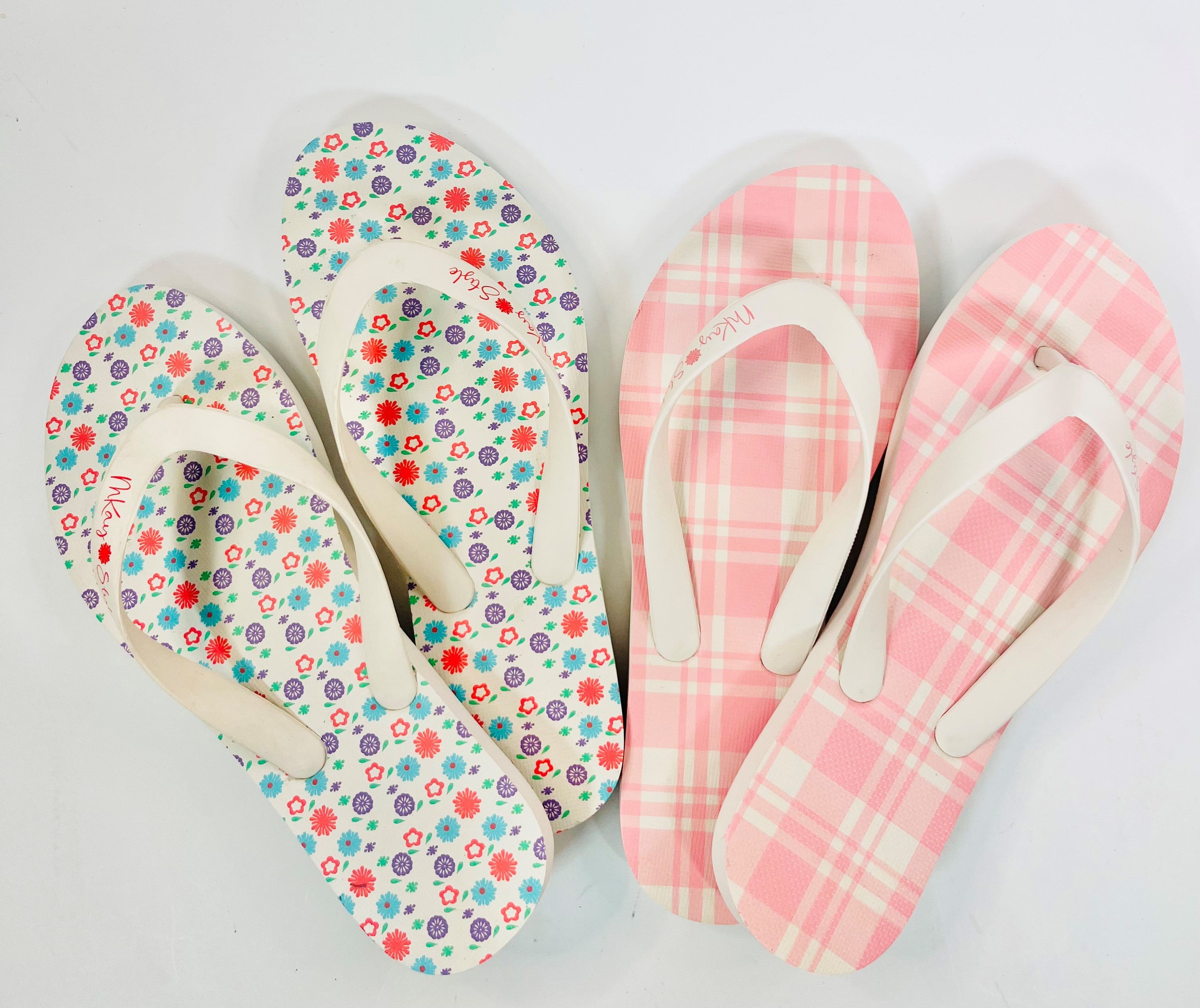 Colorful Flower- Eco Friendly Flip Flops