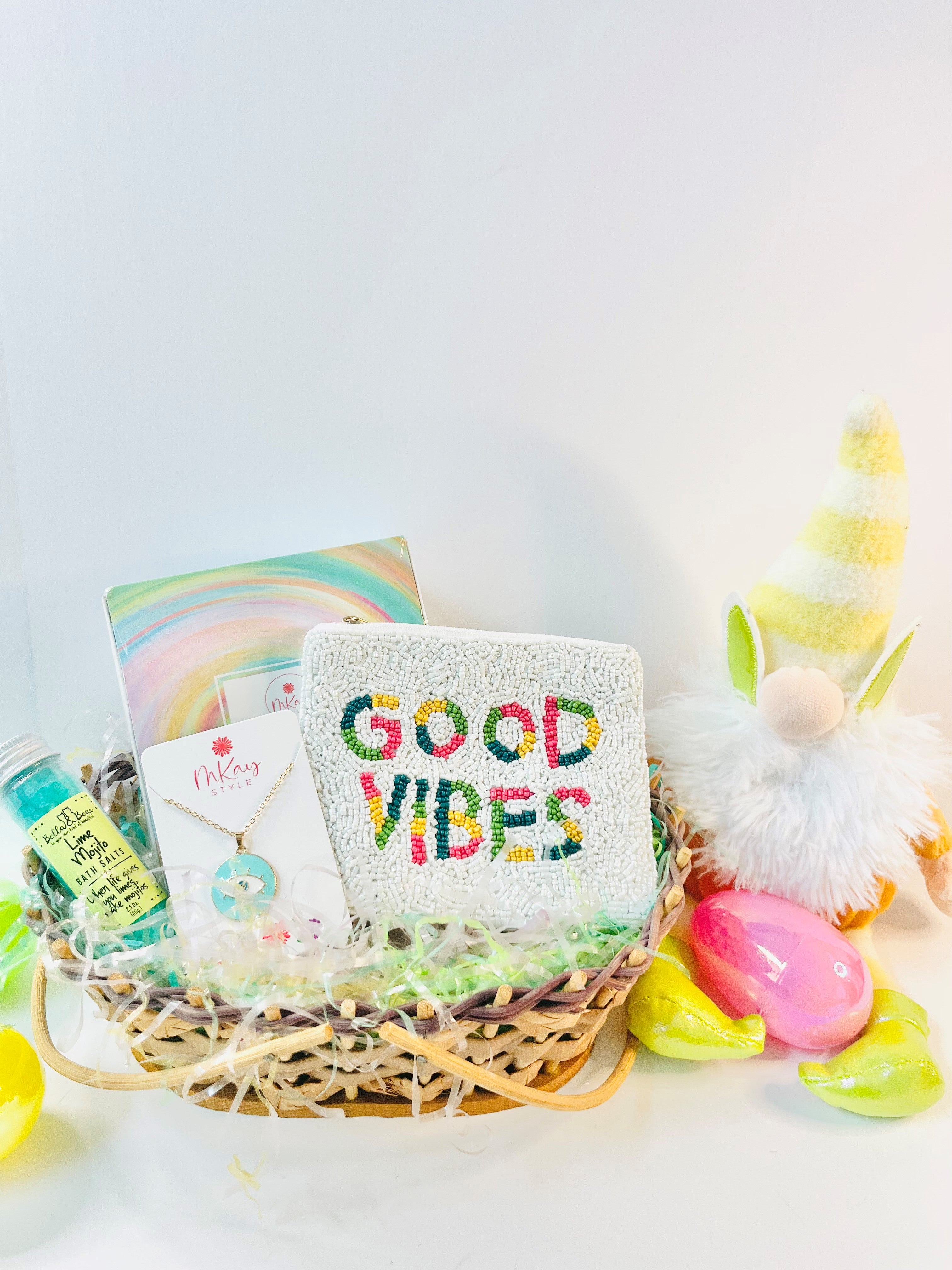 Easter Stuffers- Basket With Good Vibes