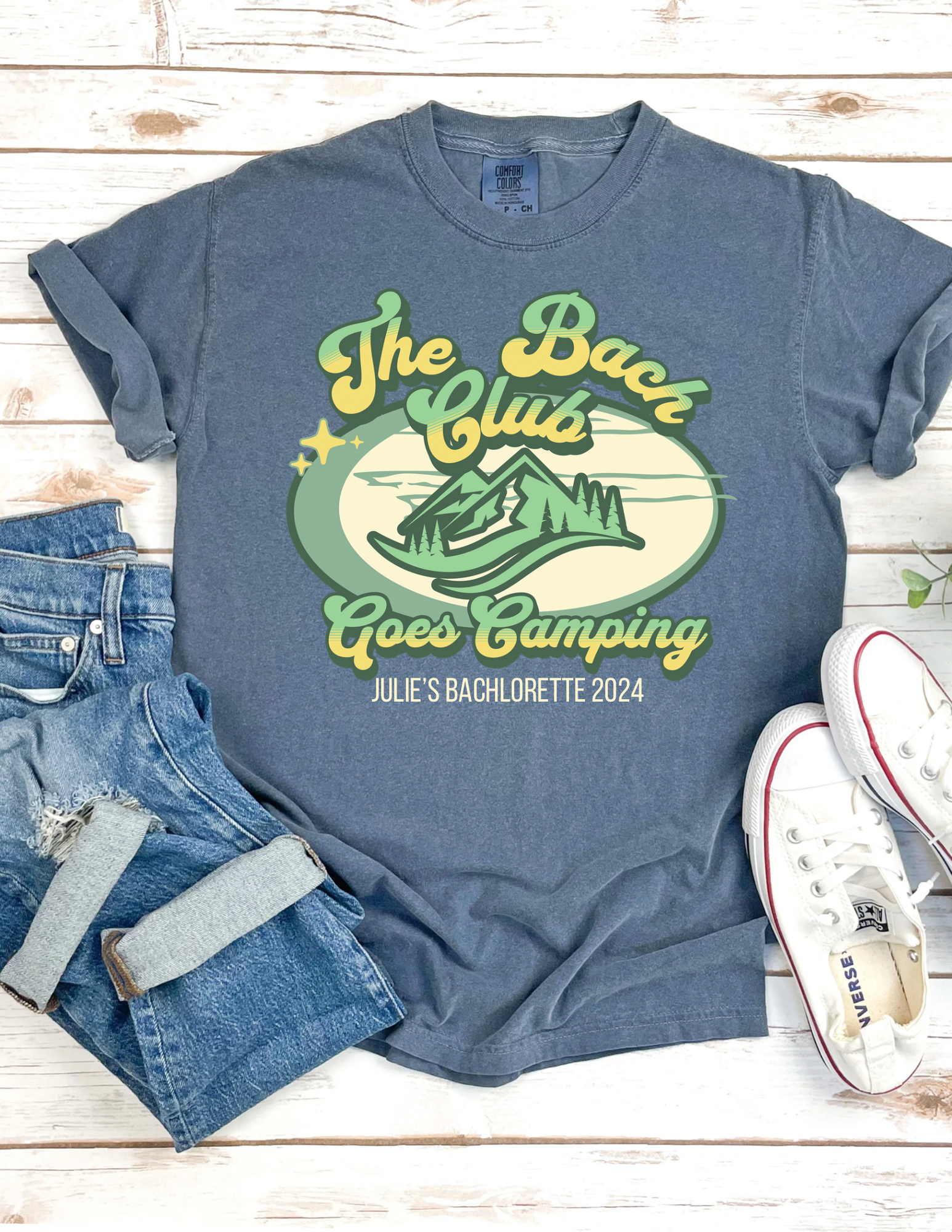 Camp Bachelorette T-Shirt for Bachelorette Party- Personalized