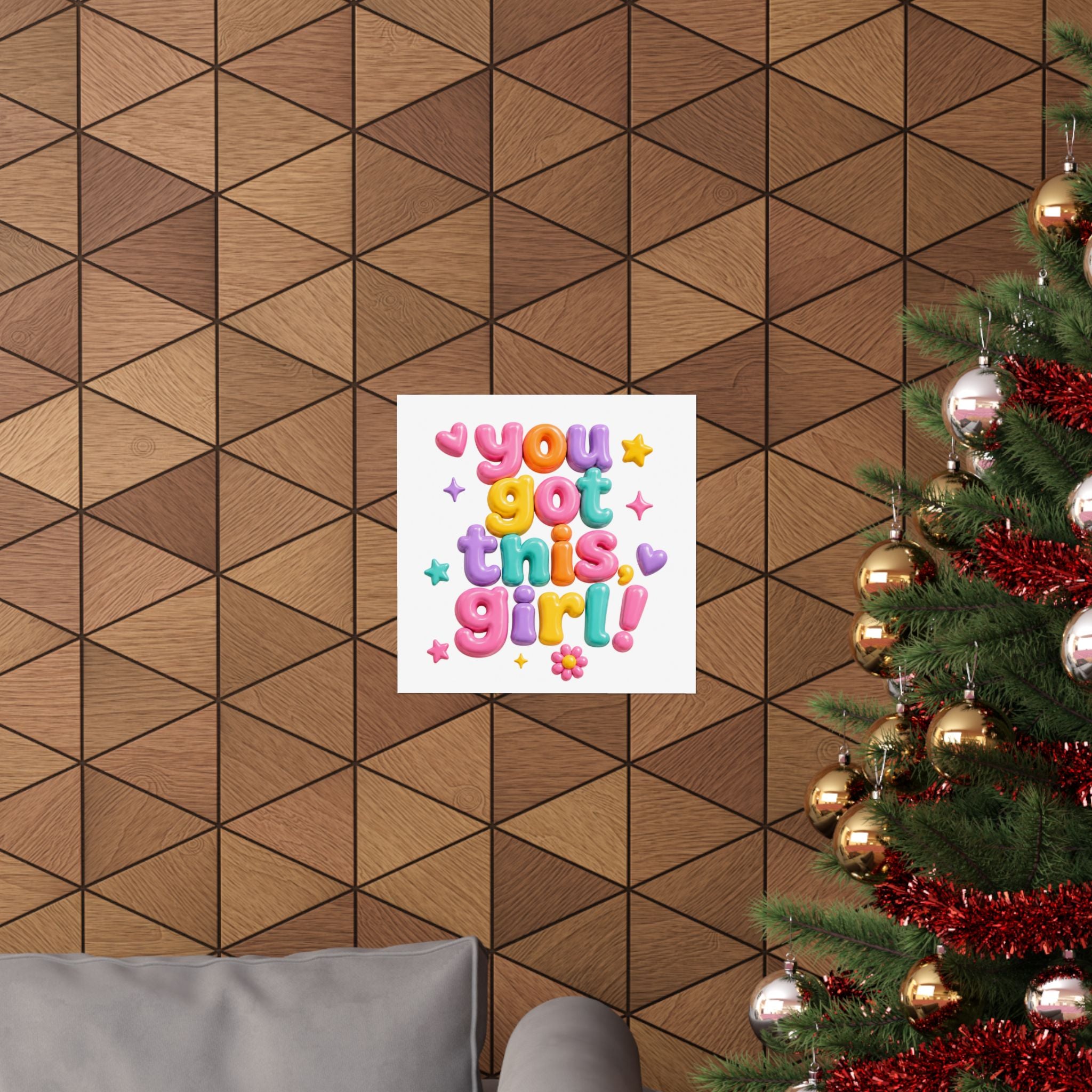 You Got This Girl Poster | Matte Vertical Motivational Wall Art
