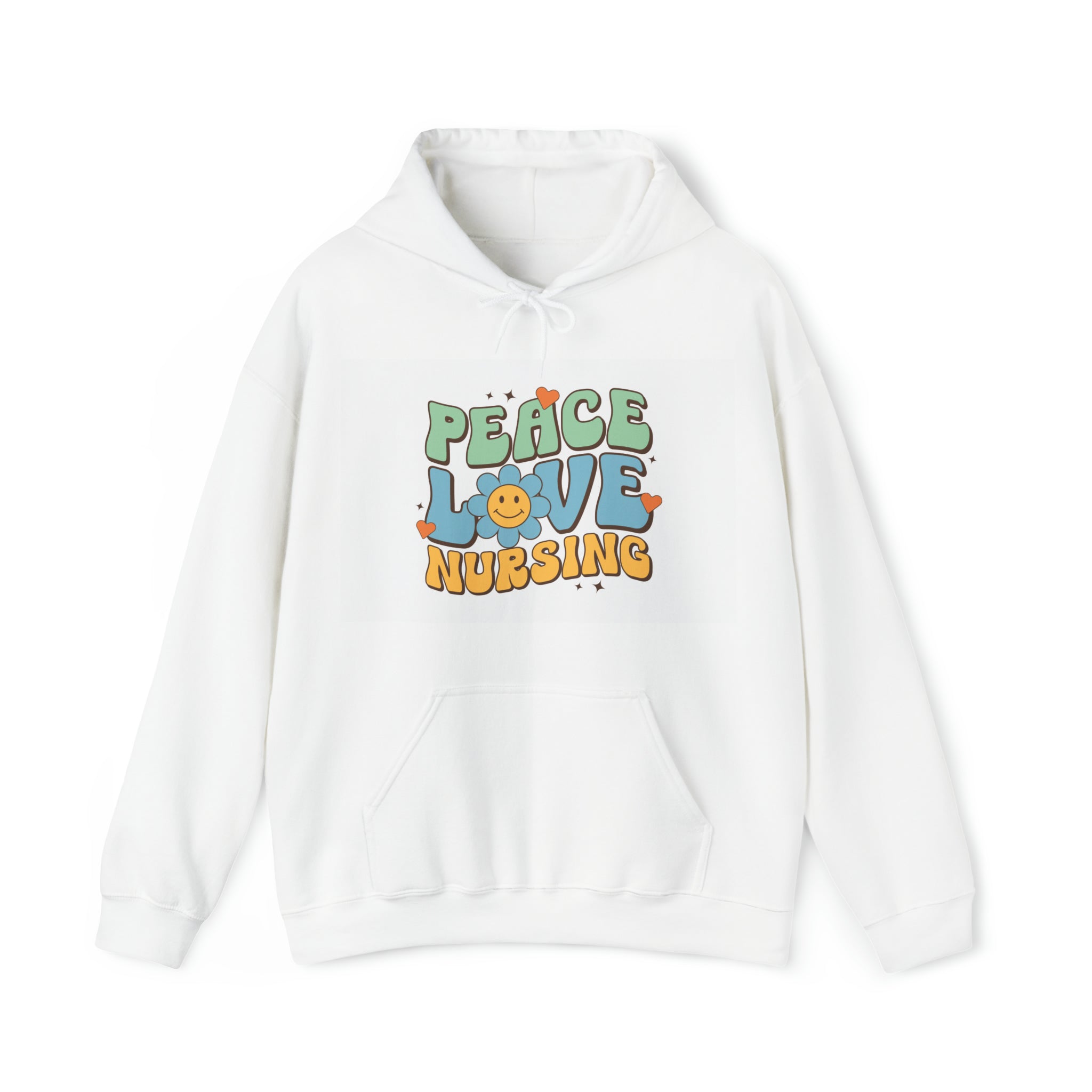 Peace Love Nursing Hoodie Sweatshirt