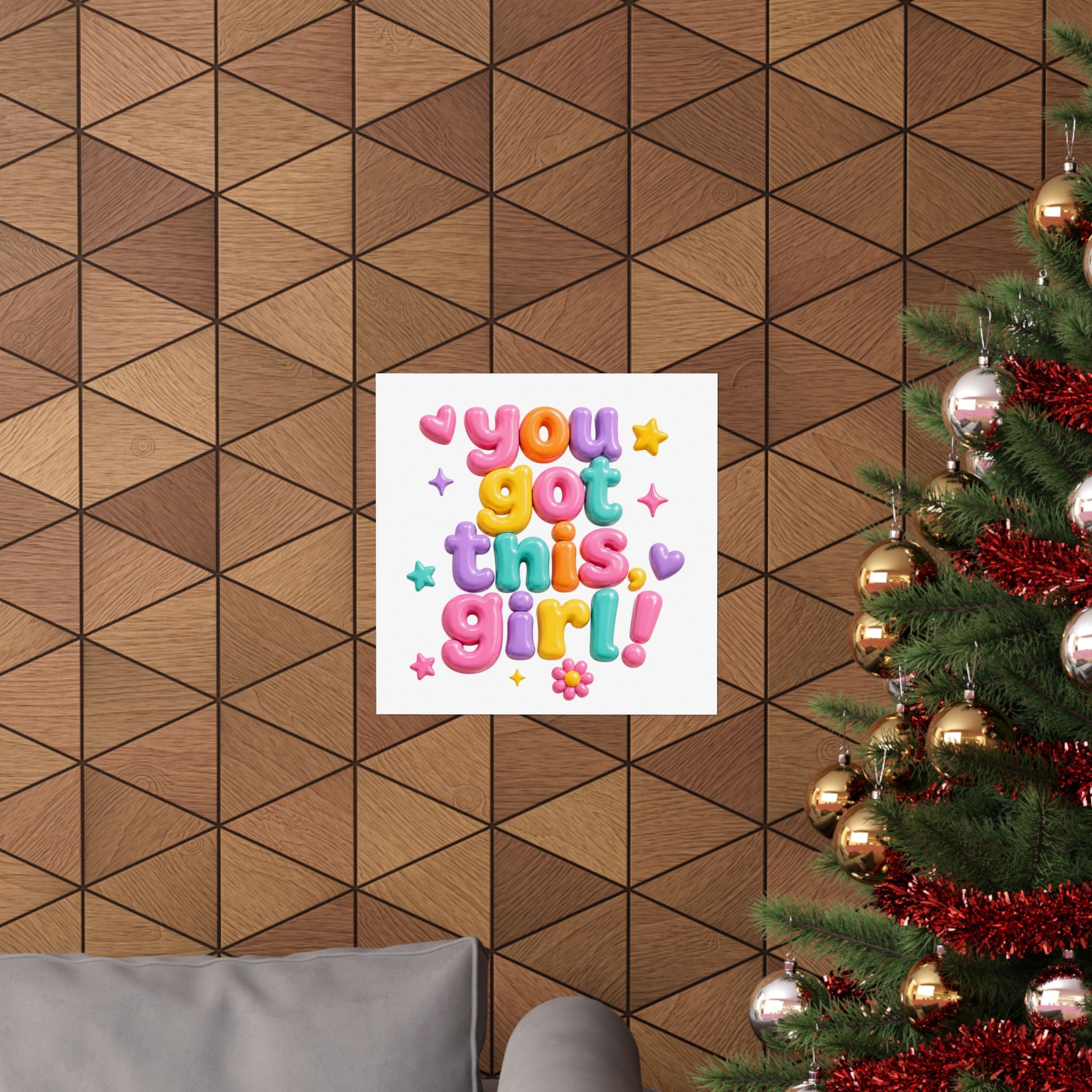 You Got This Girl Poster | Matte Vertical Motivational Wall Art