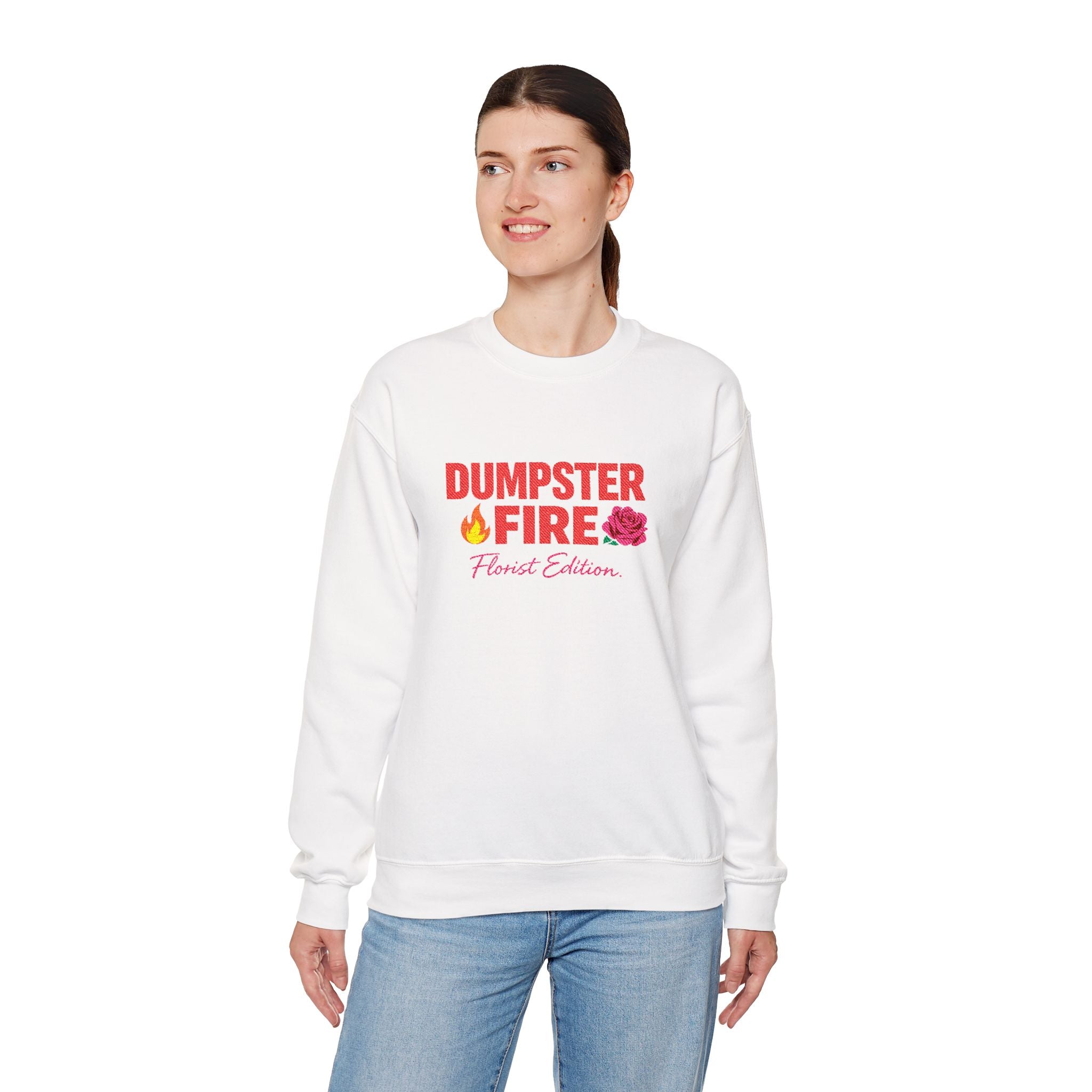 Dumpster Fire Humor Sweatshirt