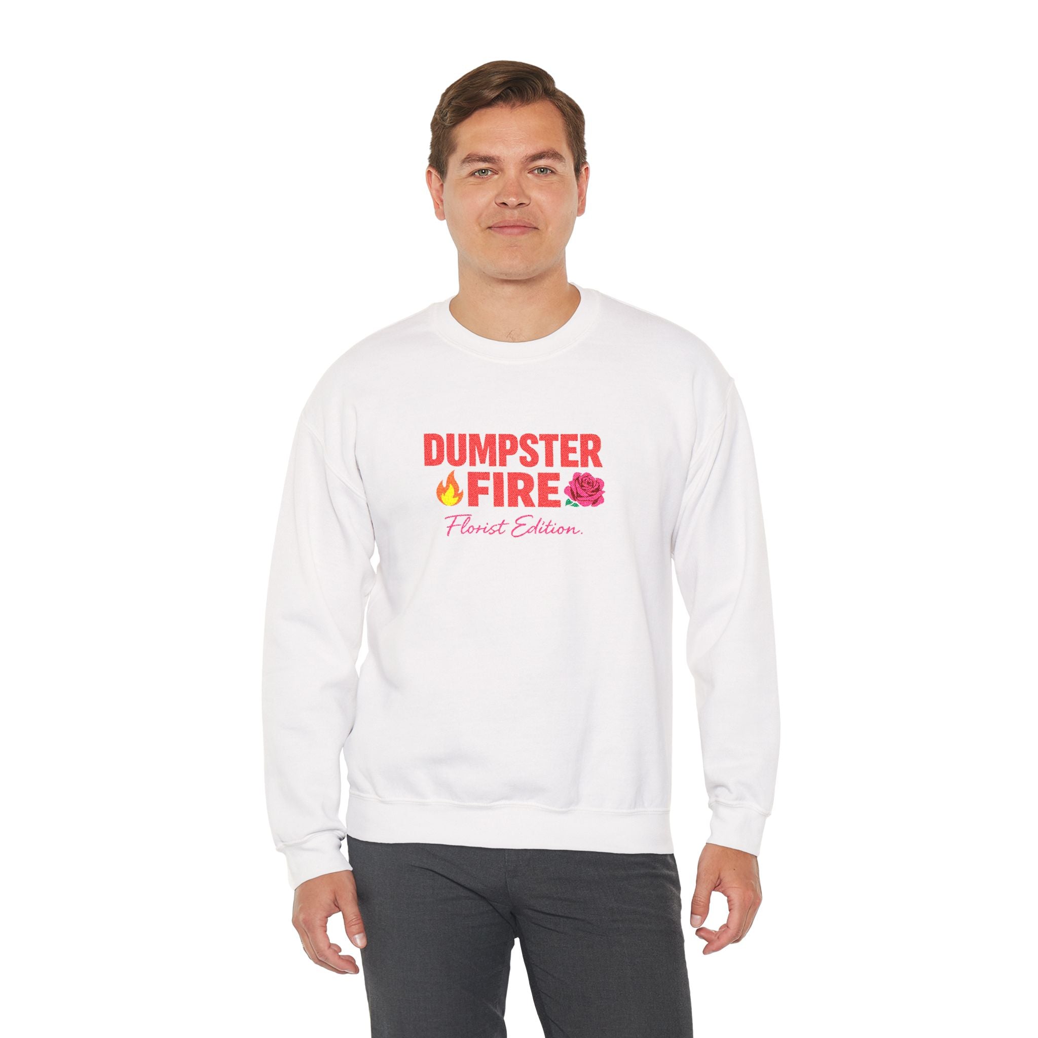 Dumpster Fire Humor Sweatshirt