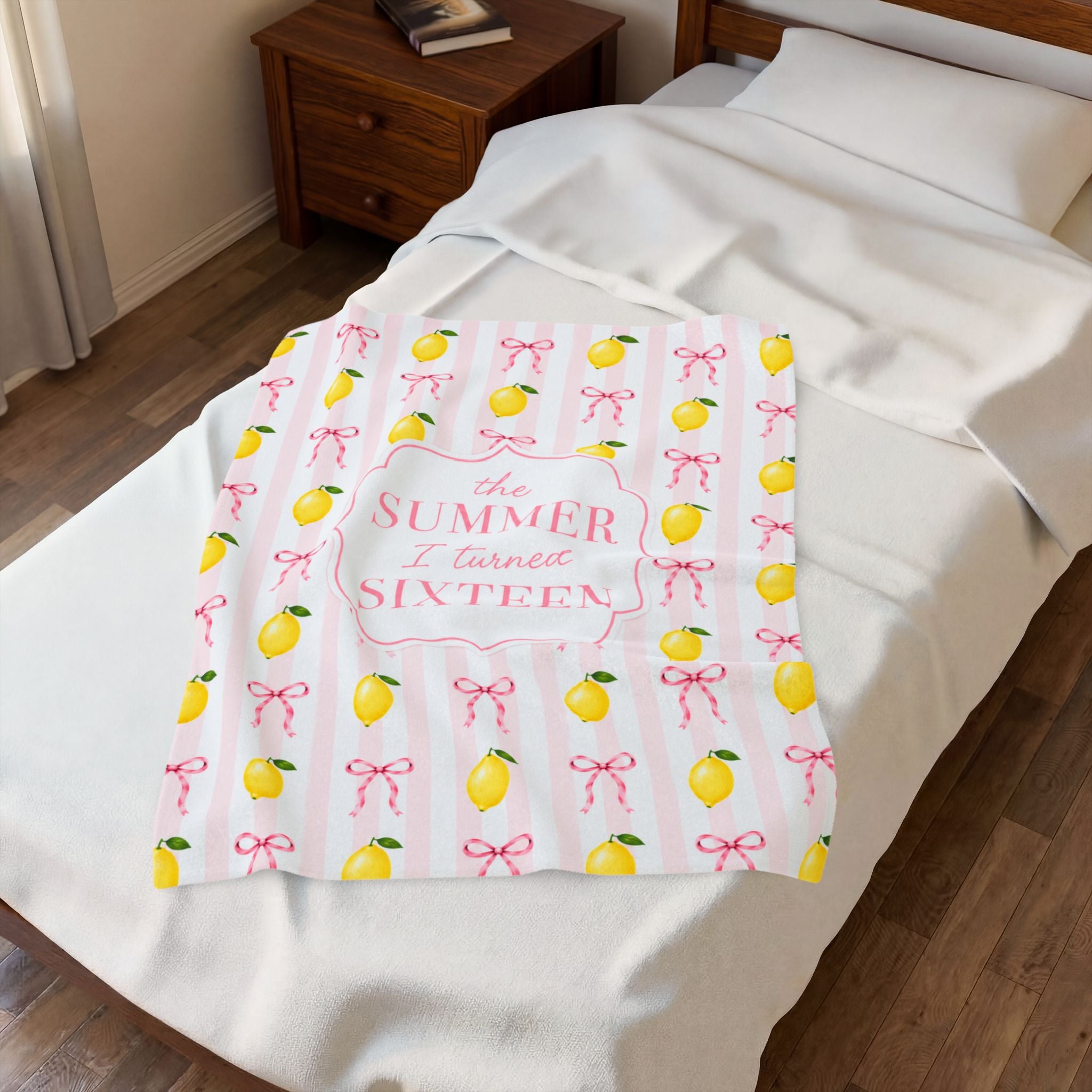 The Summer I Turned Sixteen Blanket | Personalized Sweet 16 Gift