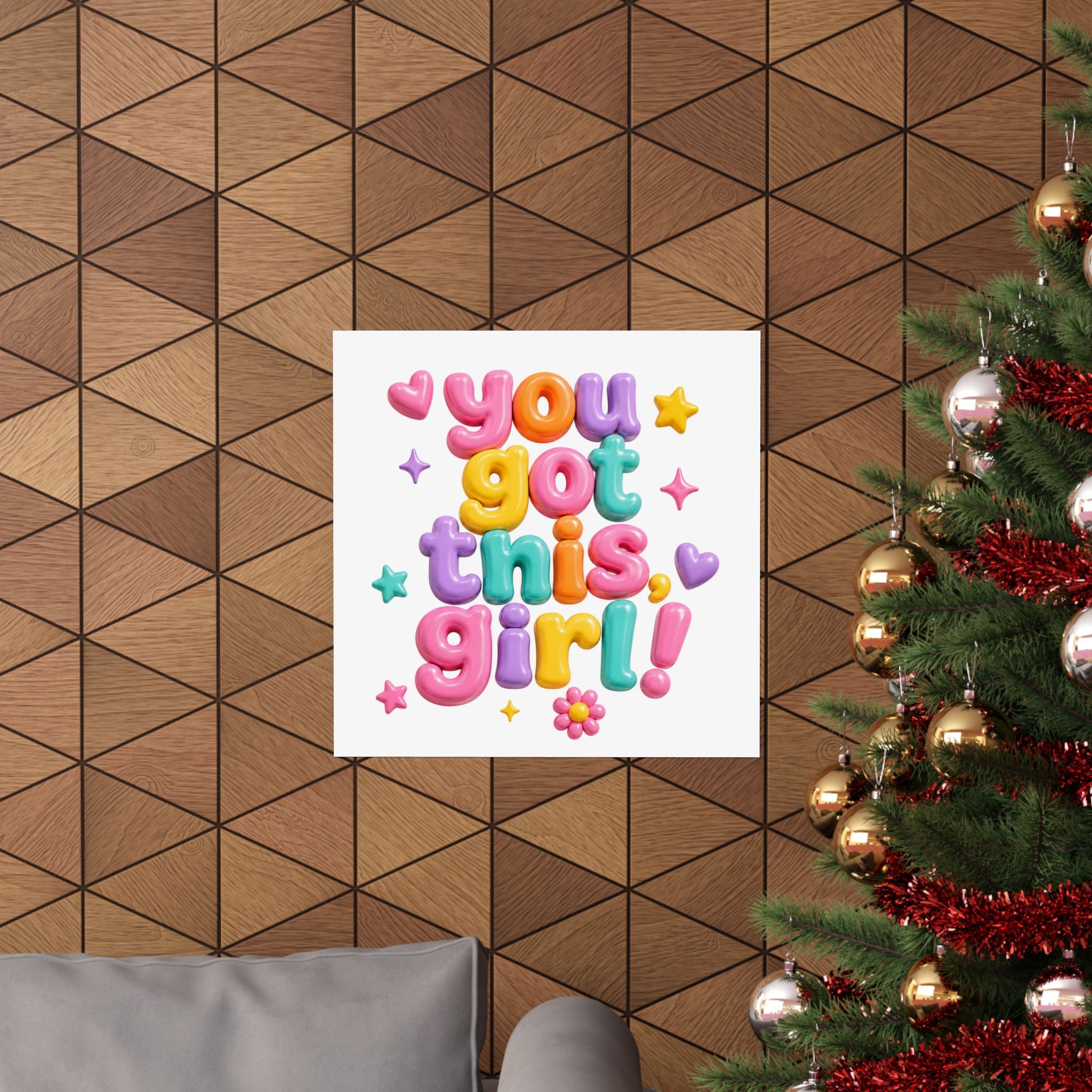 You Got This Girl Poster | Matte Vertical Motivational Wall Art