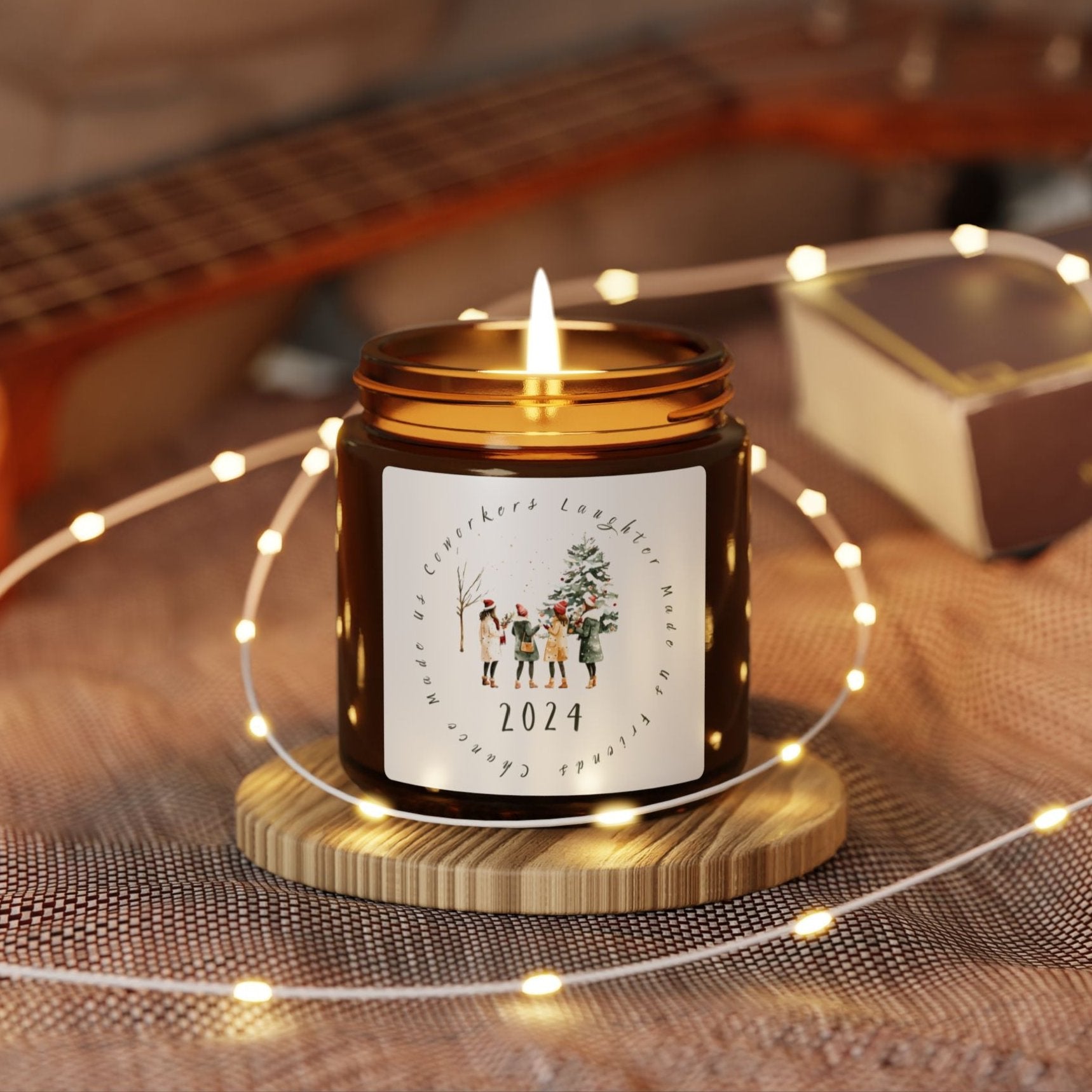 Personalized Coworker Candle Gift