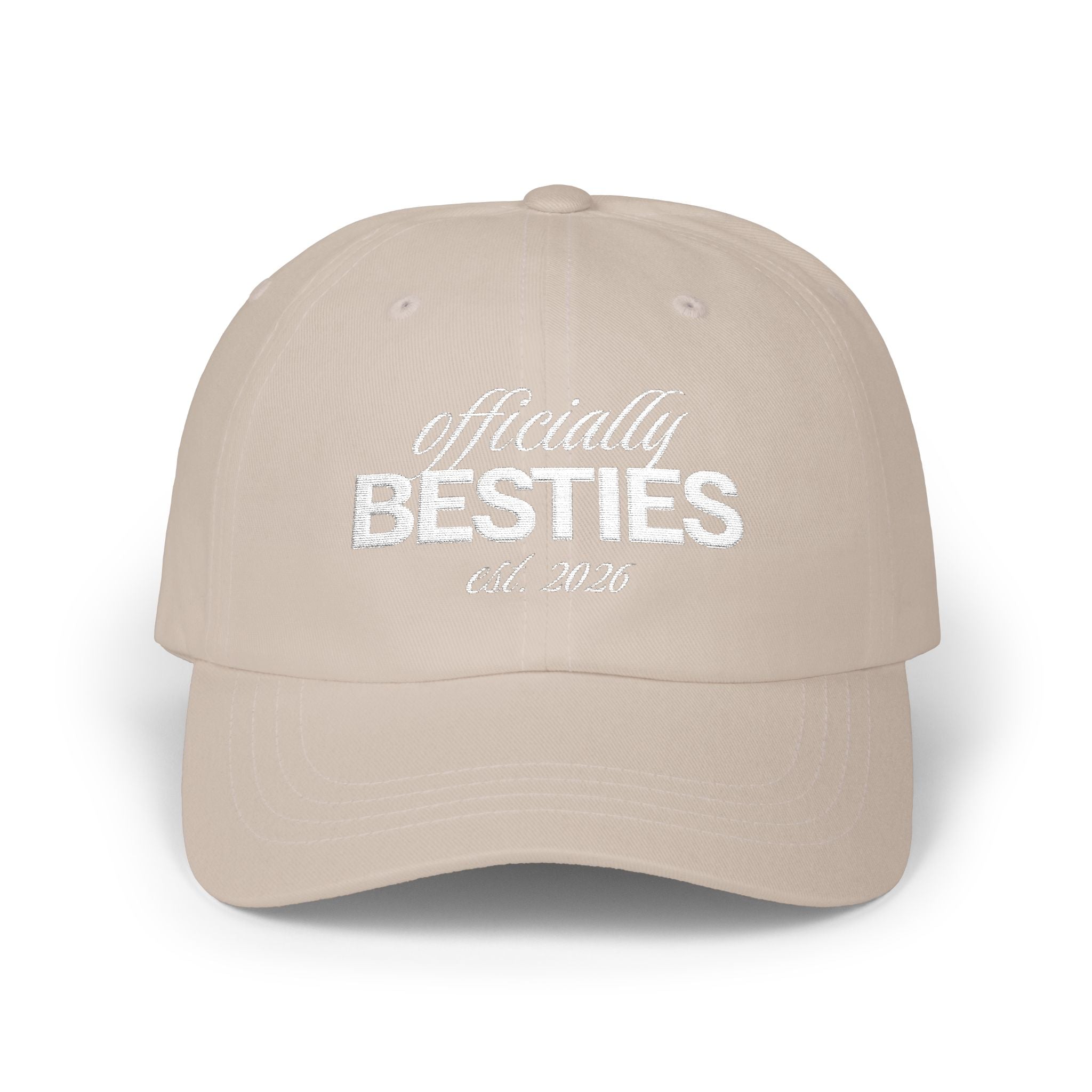 Custom Officially Besties Embroidered Hat