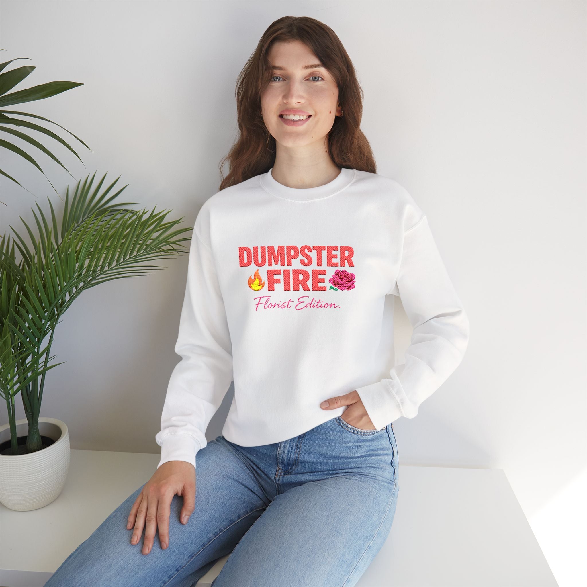 Dumpster Fire Humor Sweatshirt