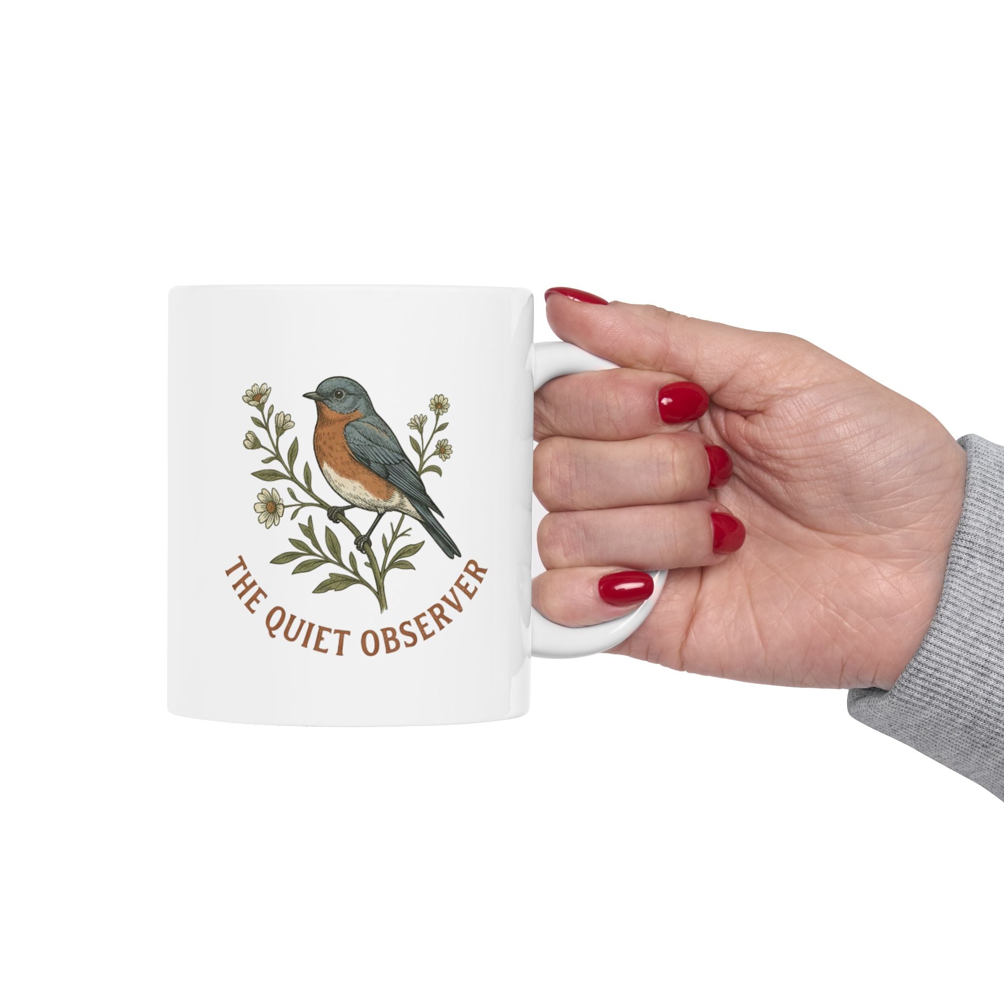Bluebird Mug, Eastern Bluebird Coffee Cup, Birdwatching Gift
