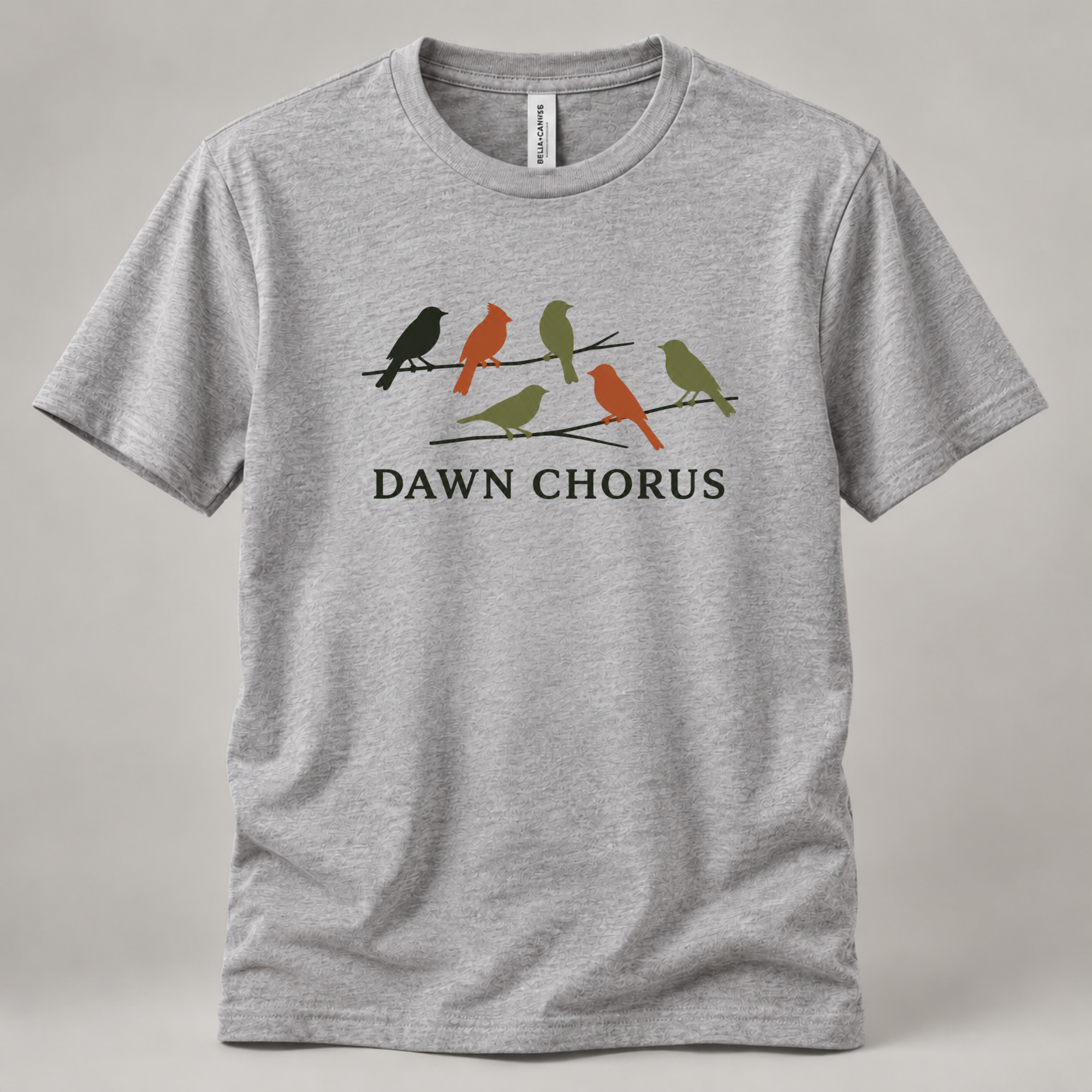 Songbird Shirt, Dawn Chorus Birdwatching T-Shirt, Nature Lover Gift