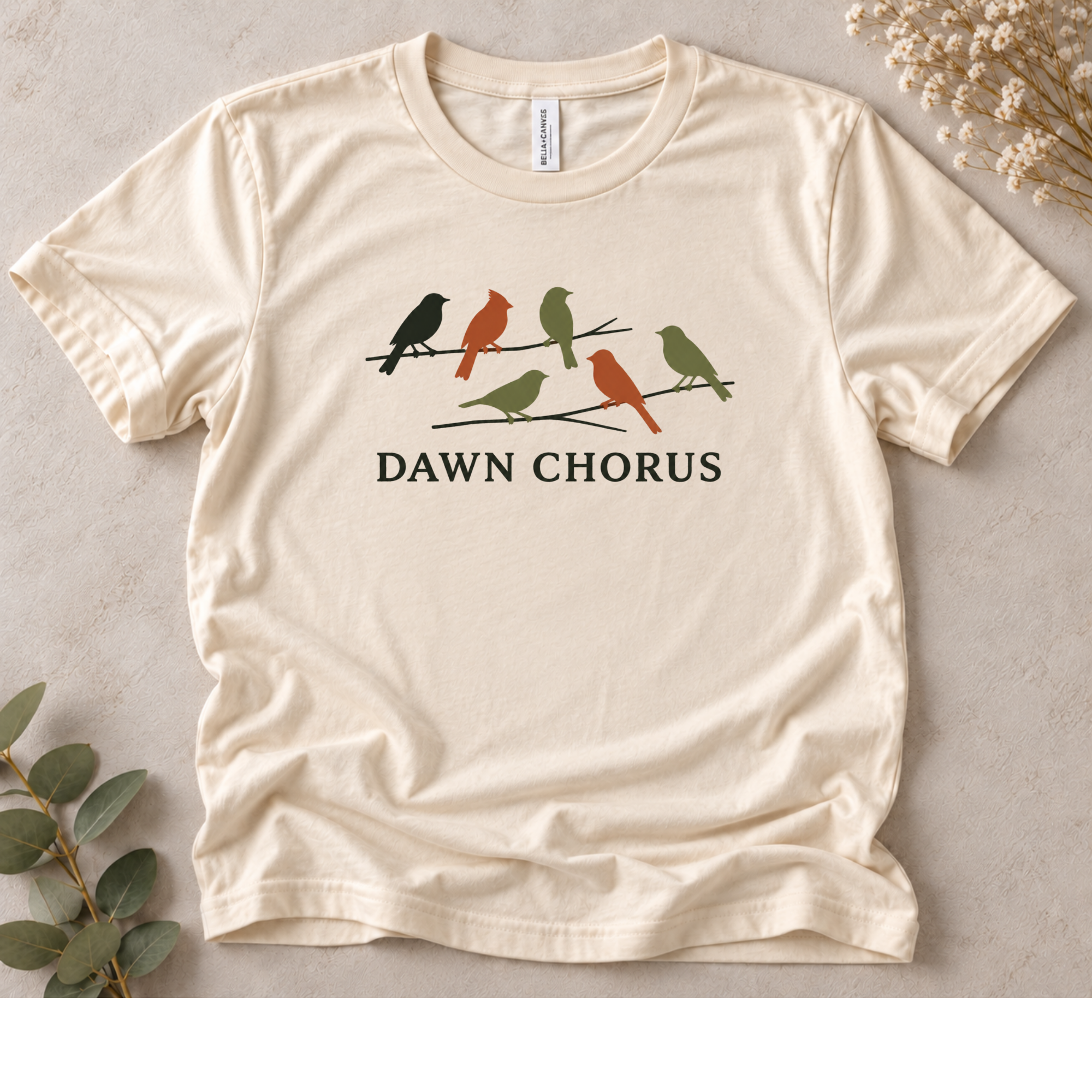 Songbird Shirt, Dawn Chorus Birdwatching T-Shirt, Nature Lover Gift