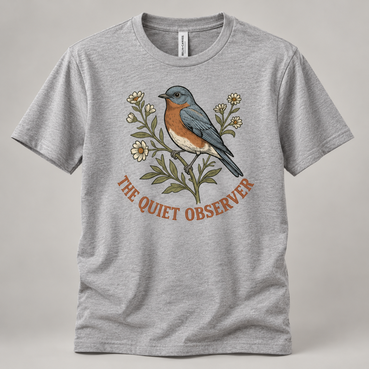 Bluebird Shirt, Eastern Bluebird Birdwatching T-Shirt, Nature Lover Gift