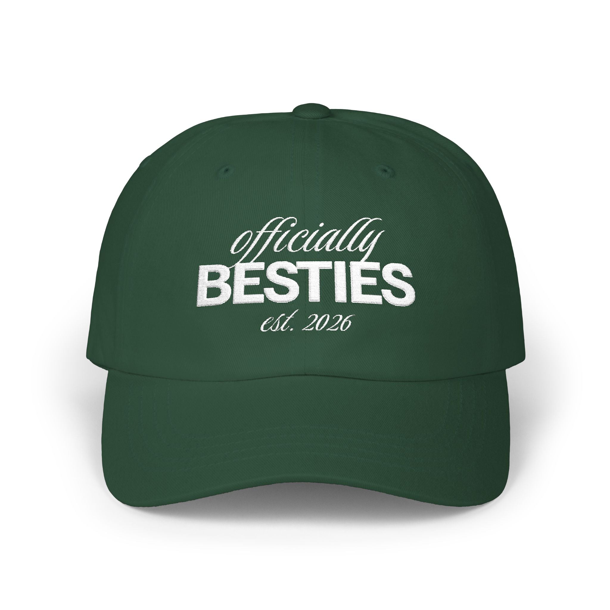 Custom Officially Besties Embroidered Hat