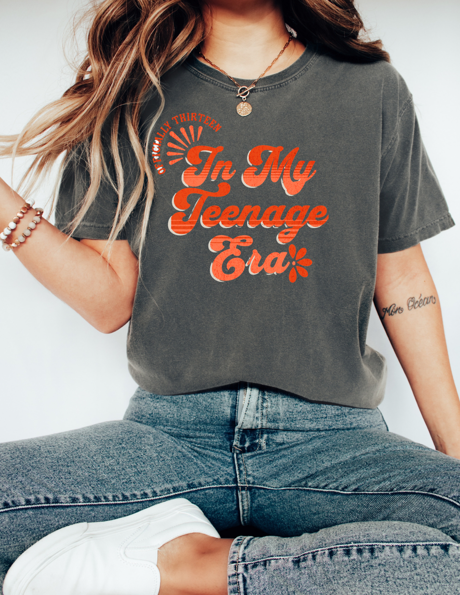 In My Teenage Era Shirt Orange Vibe