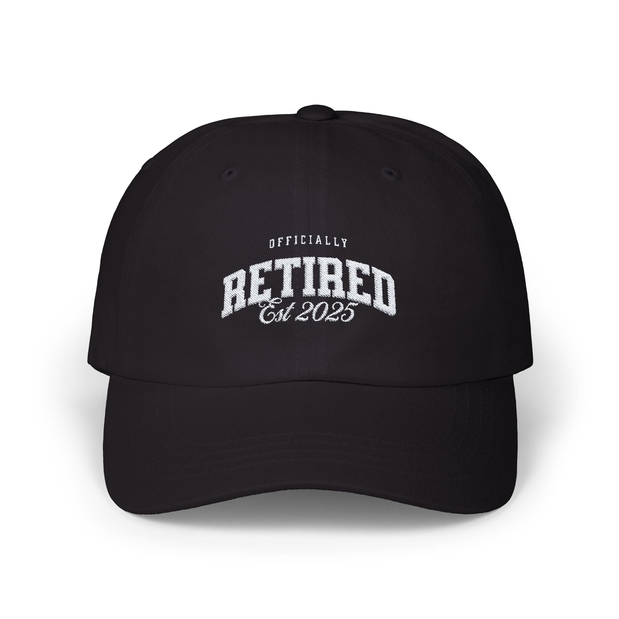 Customized Embroidered Officially Retired Hat