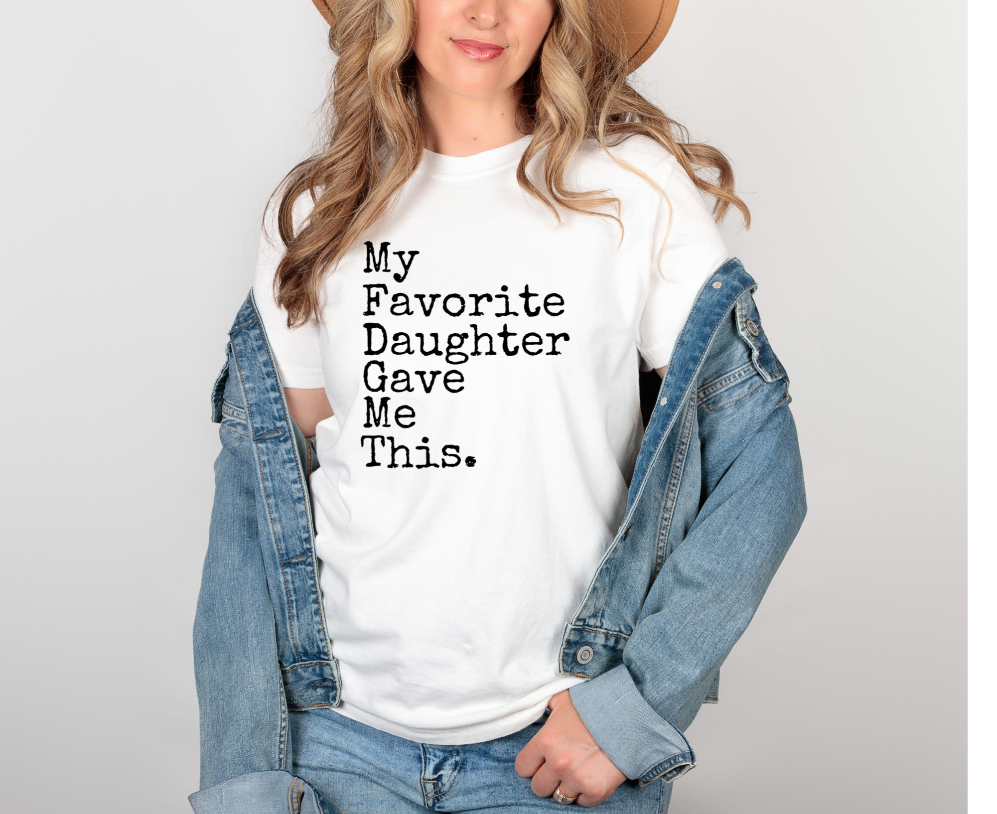Favorite Daughter Funny Mom T-Shirt - Comfort Colors Shirt