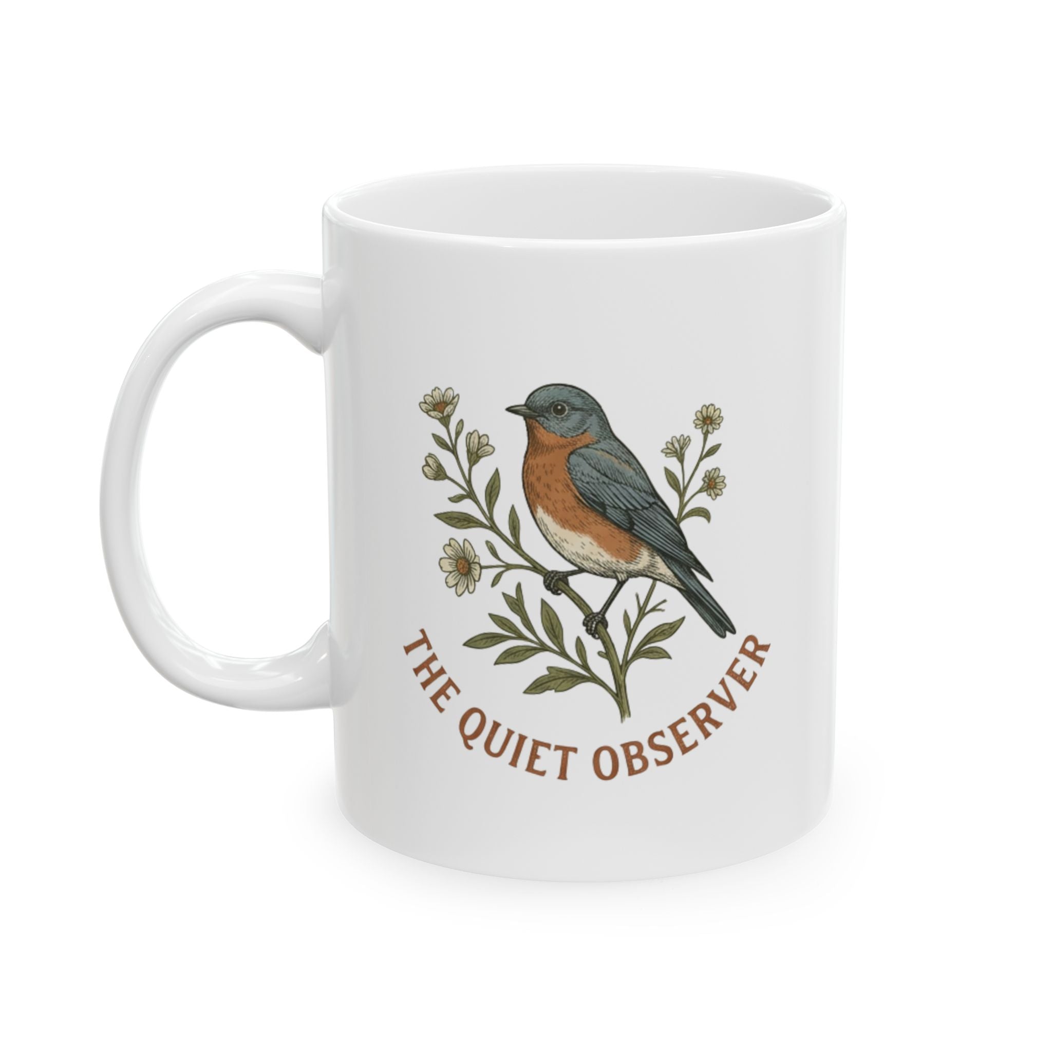 Bluebird Mug, Eastern Bluebird Coffee Cup, Birdwatching Gift