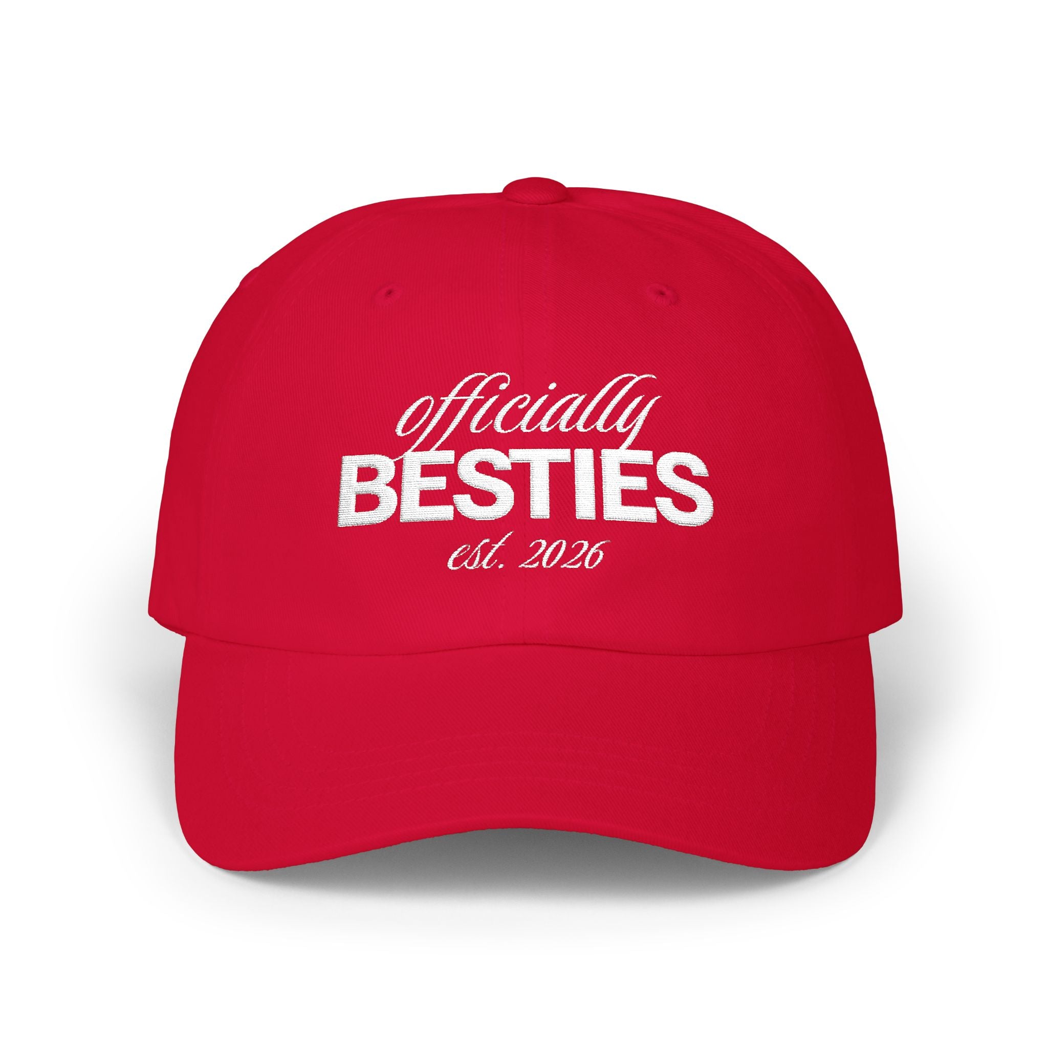 Custom Officially Besties Embroidered Hat