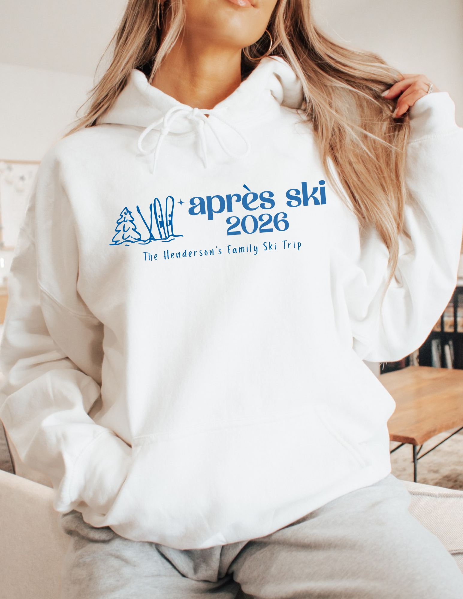 Custom Matching Group Après Ski Hoodie or Crewneck