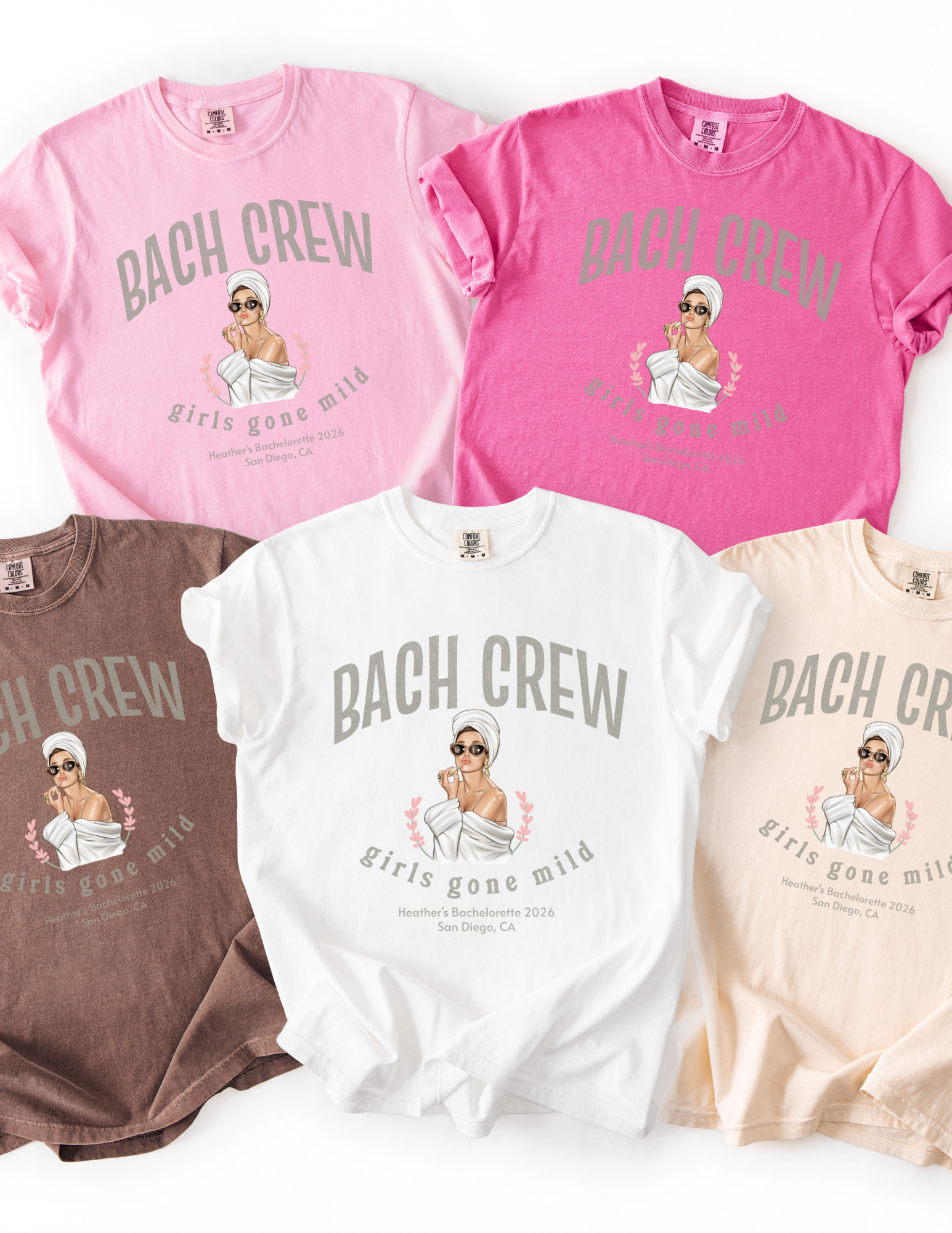 Bach Crew Spa Weekend Matching Shirts