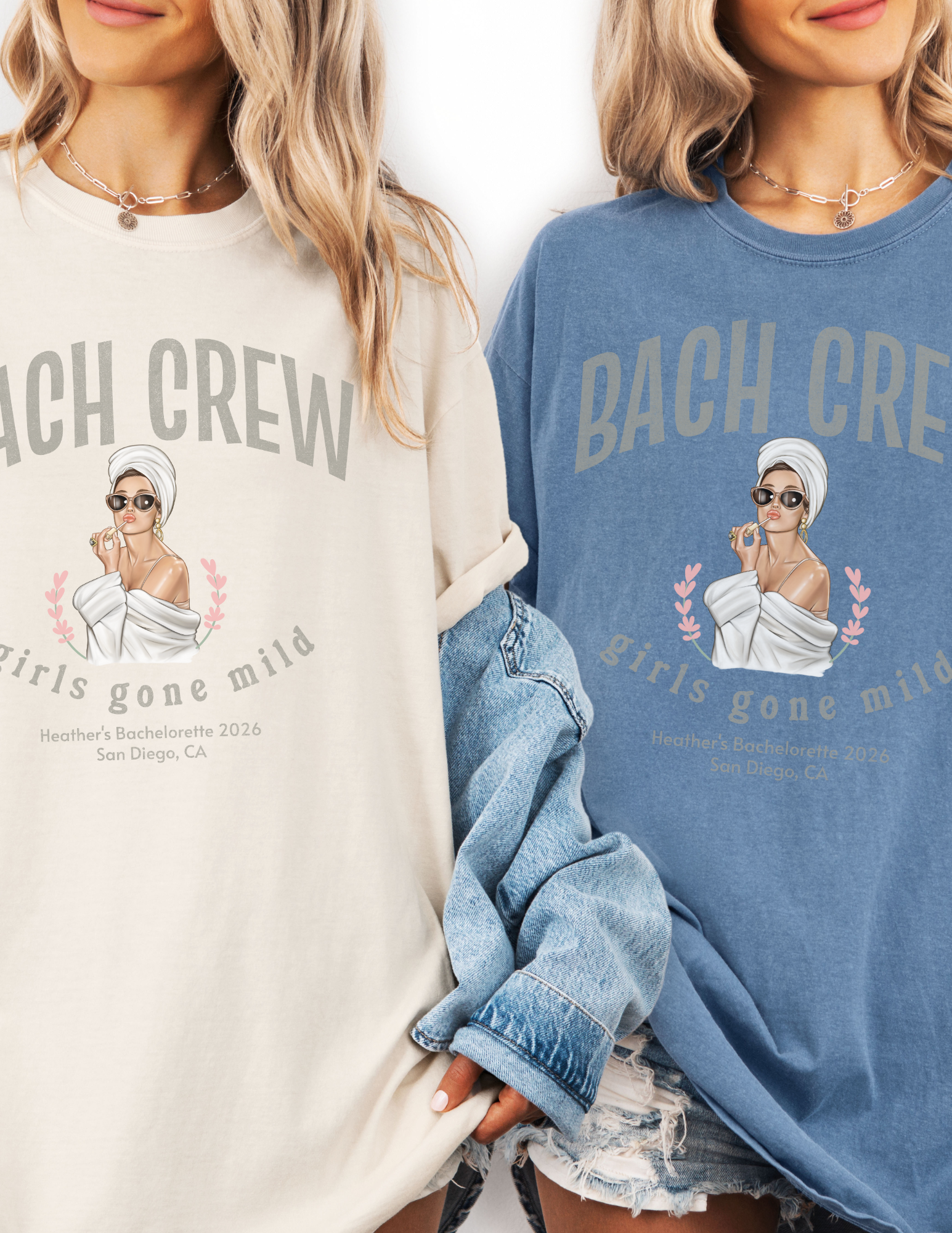 Bach Crew Spa Weekend Matching Shirts