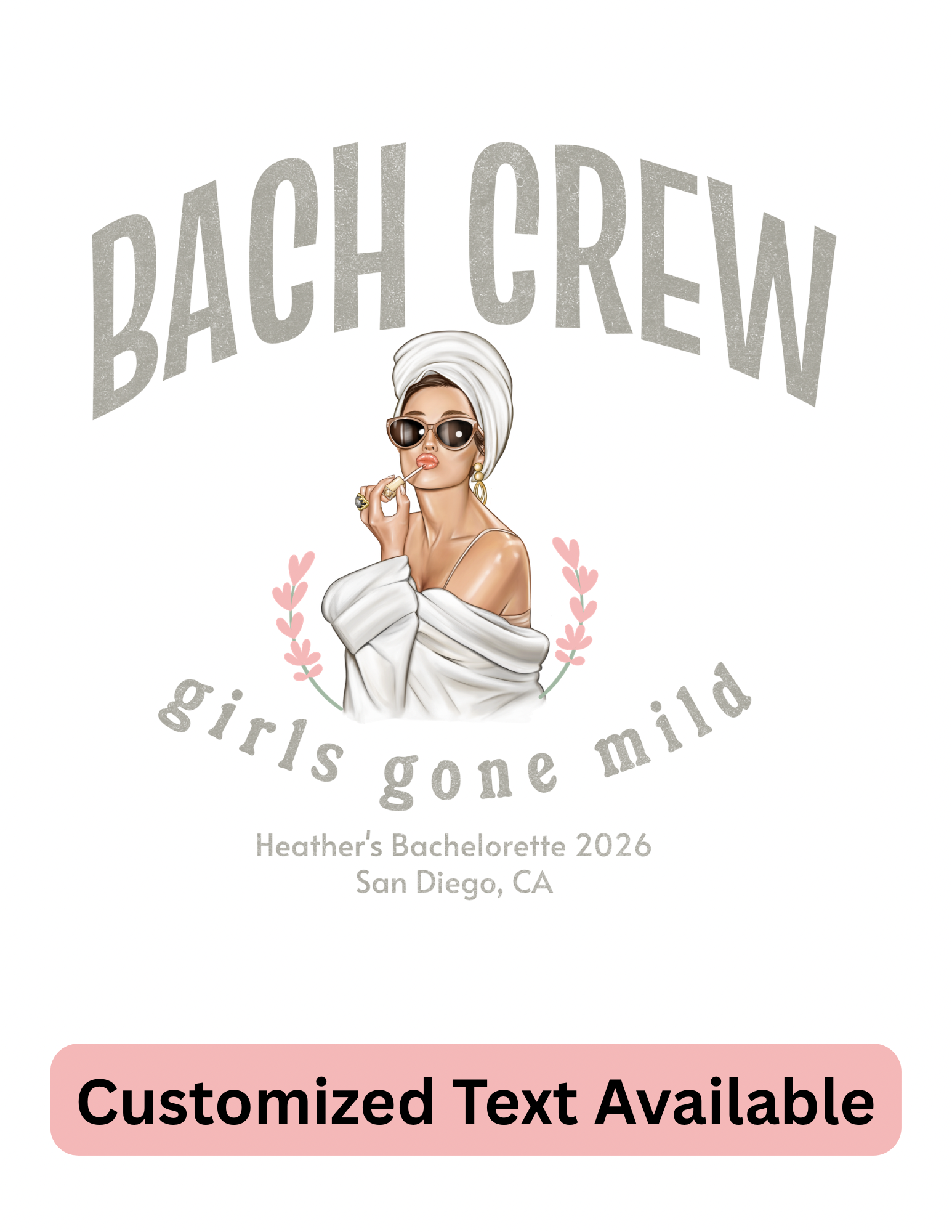 Bach Crew Spa Weekend Matching Shirts