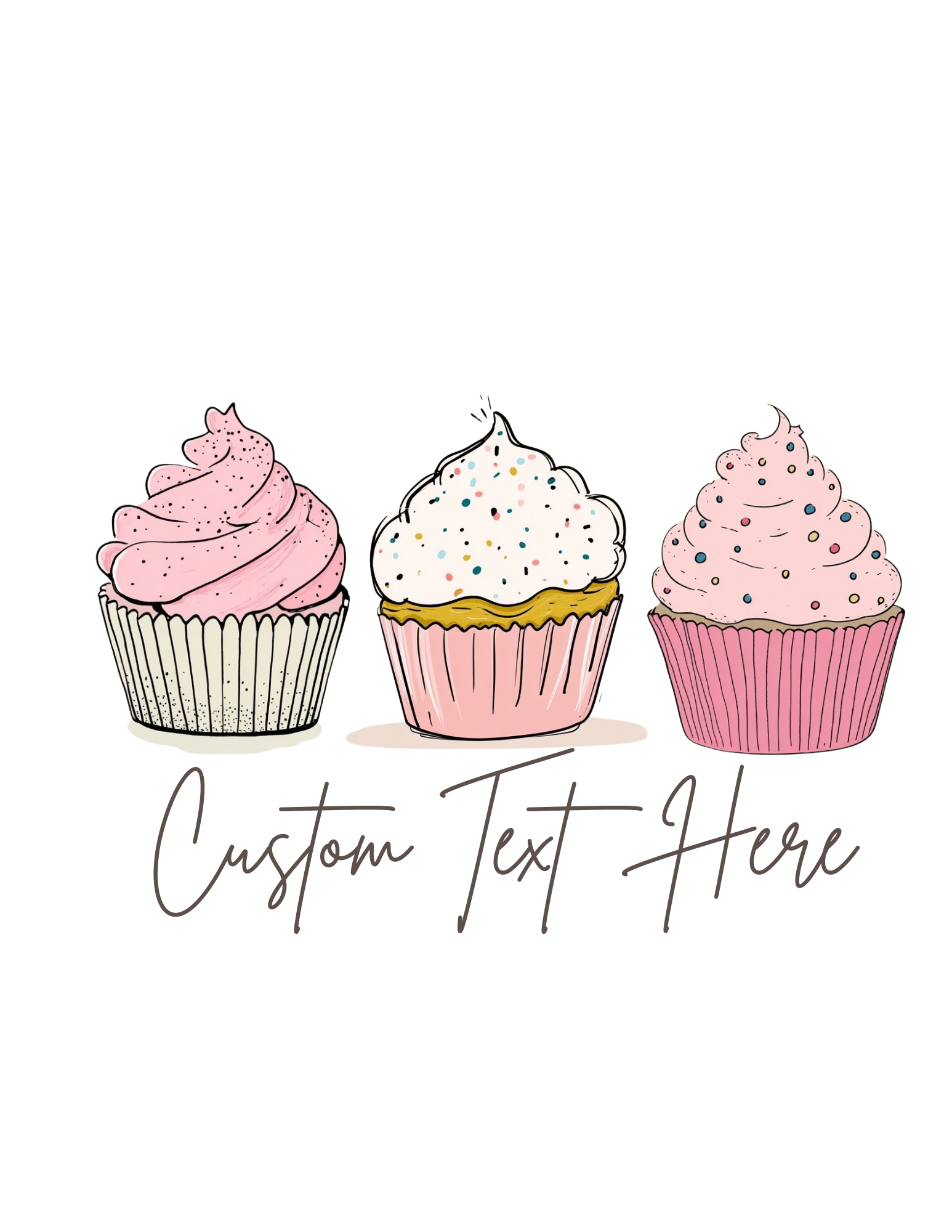 Personalized Cupcake Baking Apron