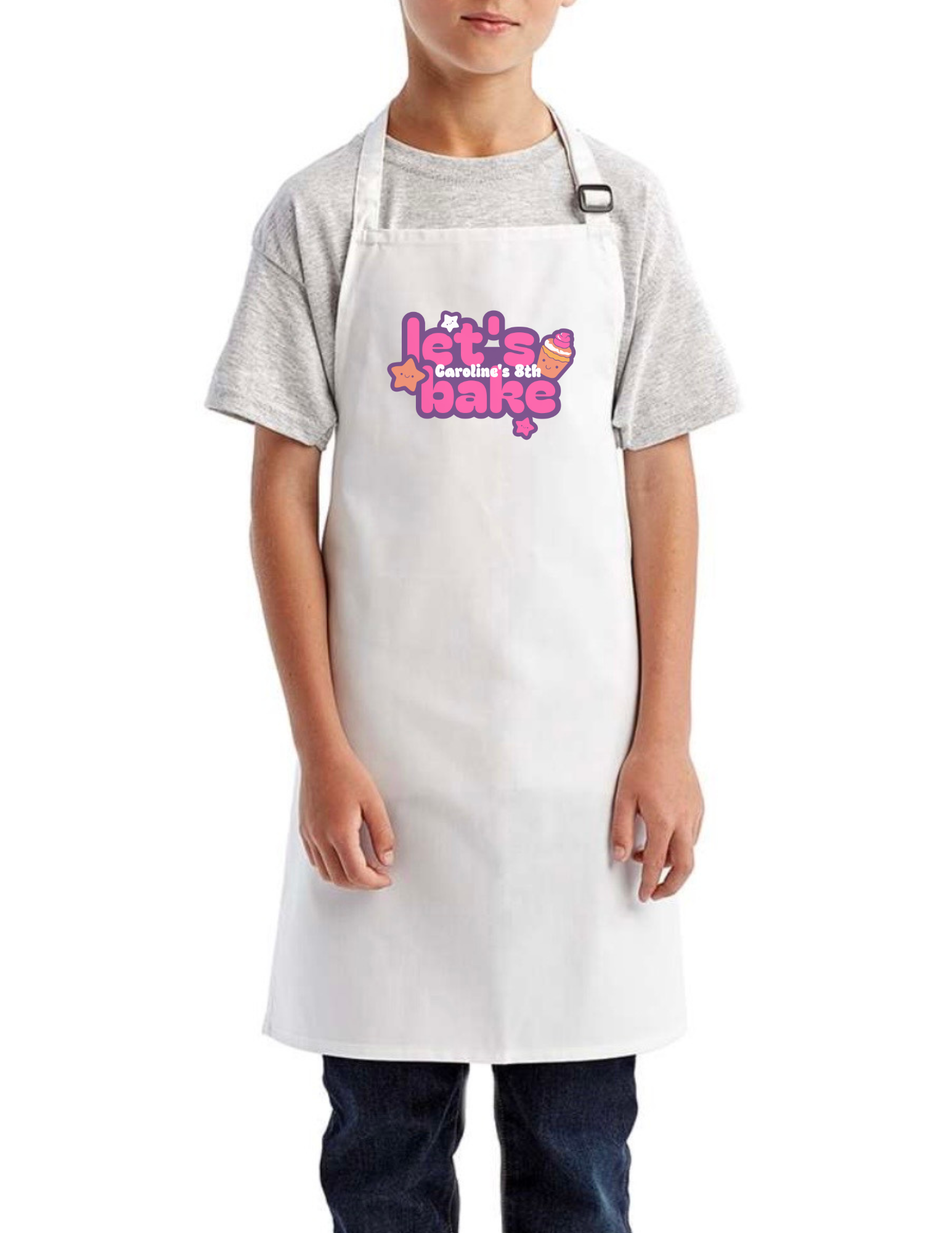 Custom Birthday Baking Apron for Girls