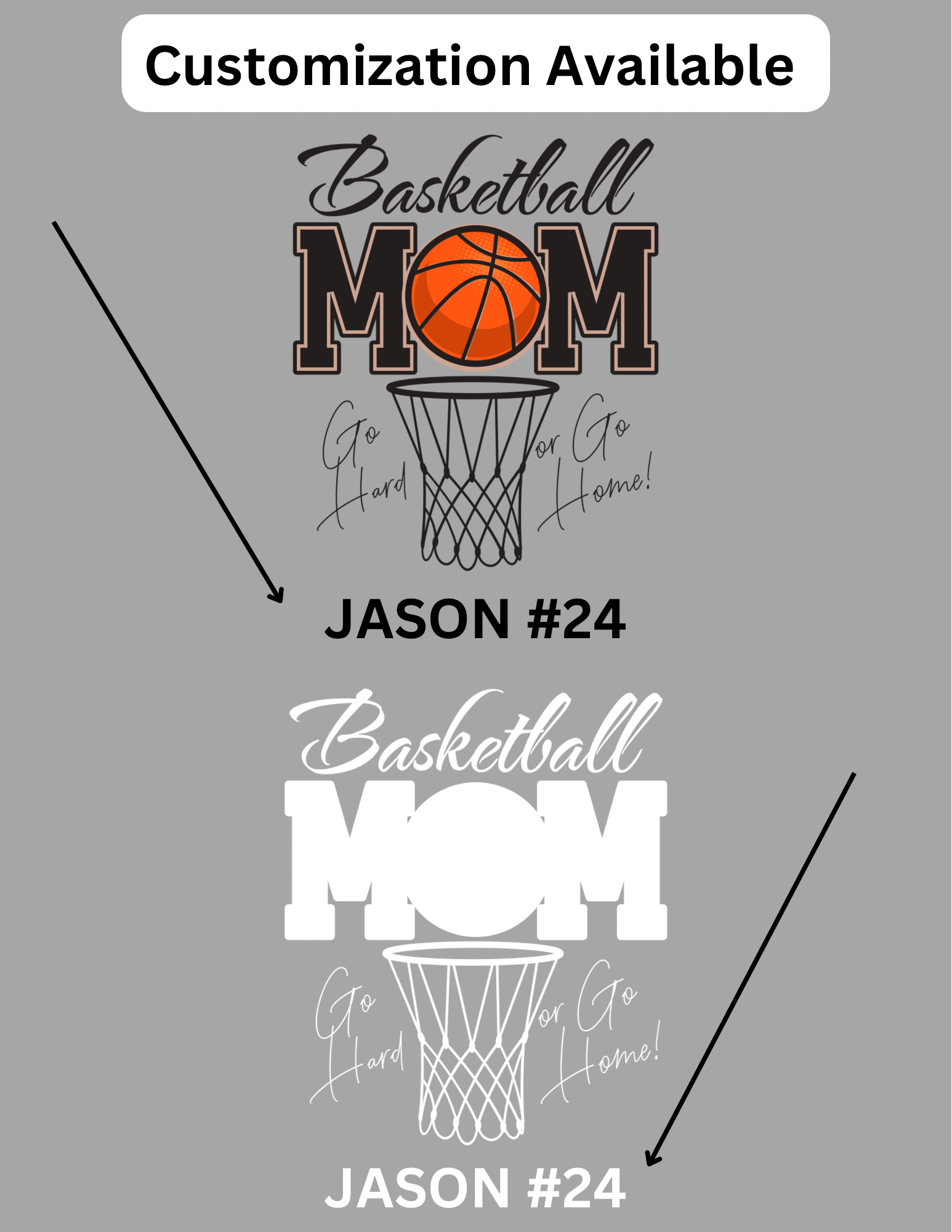 Personalized Basketball Mom Shirt