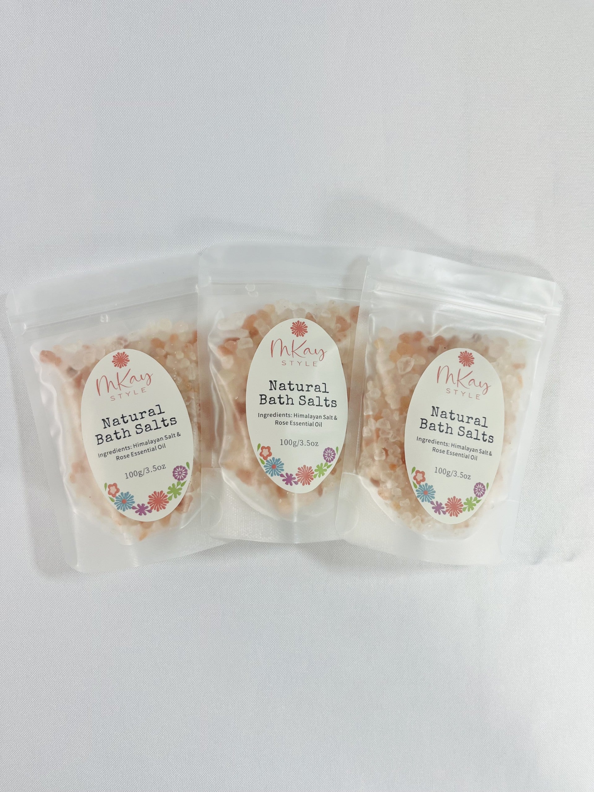 Rose Bath Salt Packs