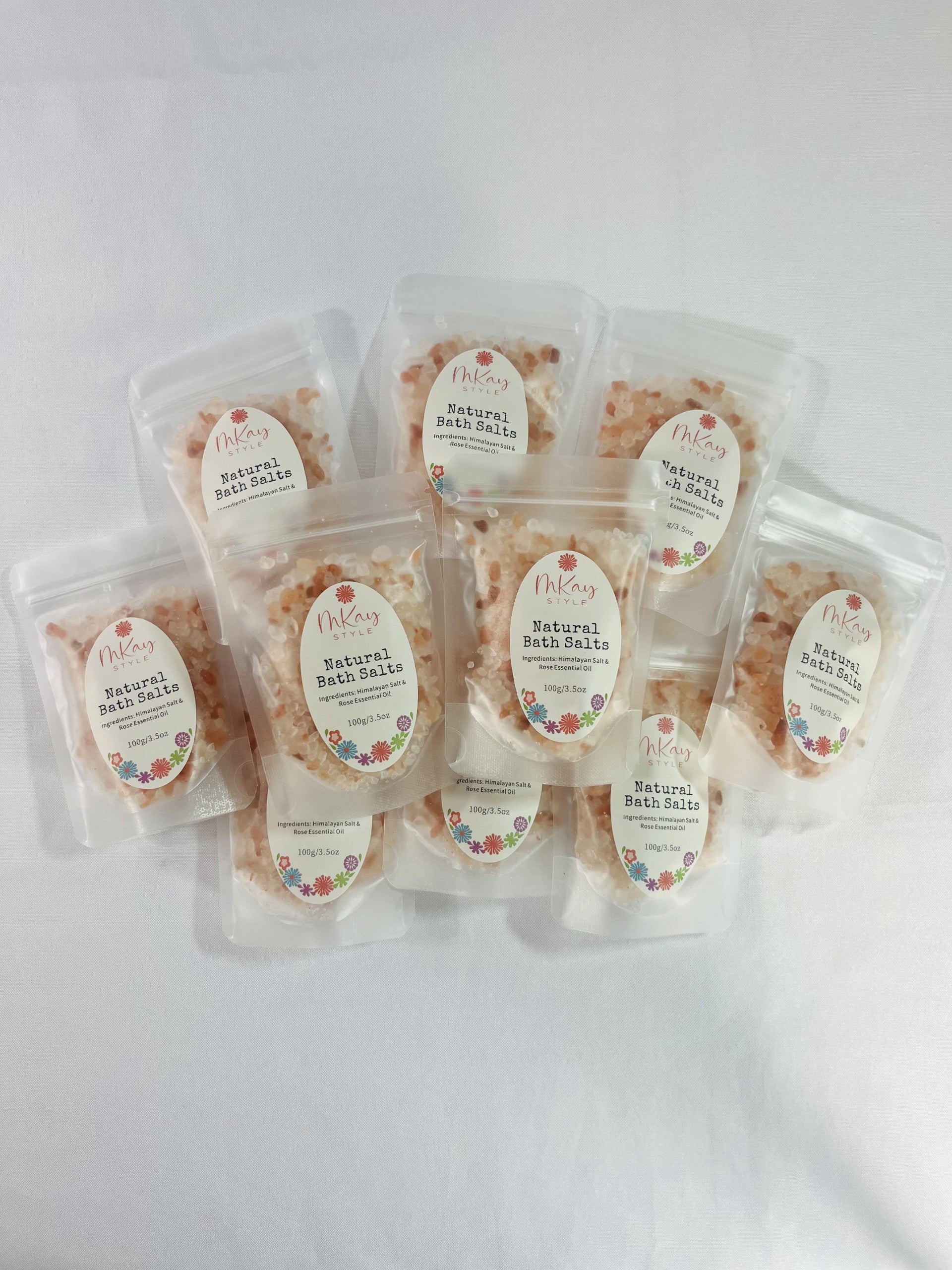 Rose Bath Salt Packs