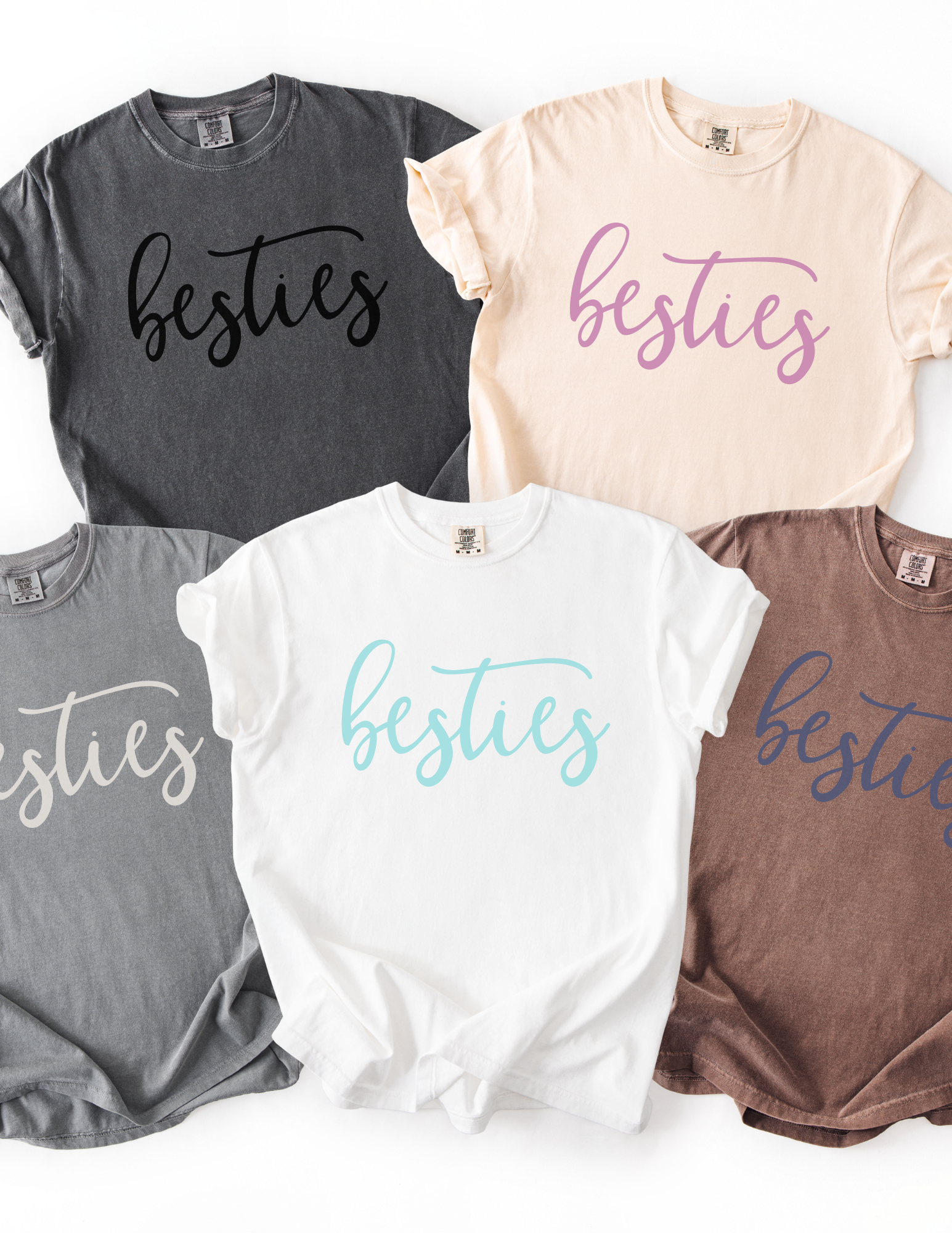 Custom Matching Besties Comfort Colors Shirt