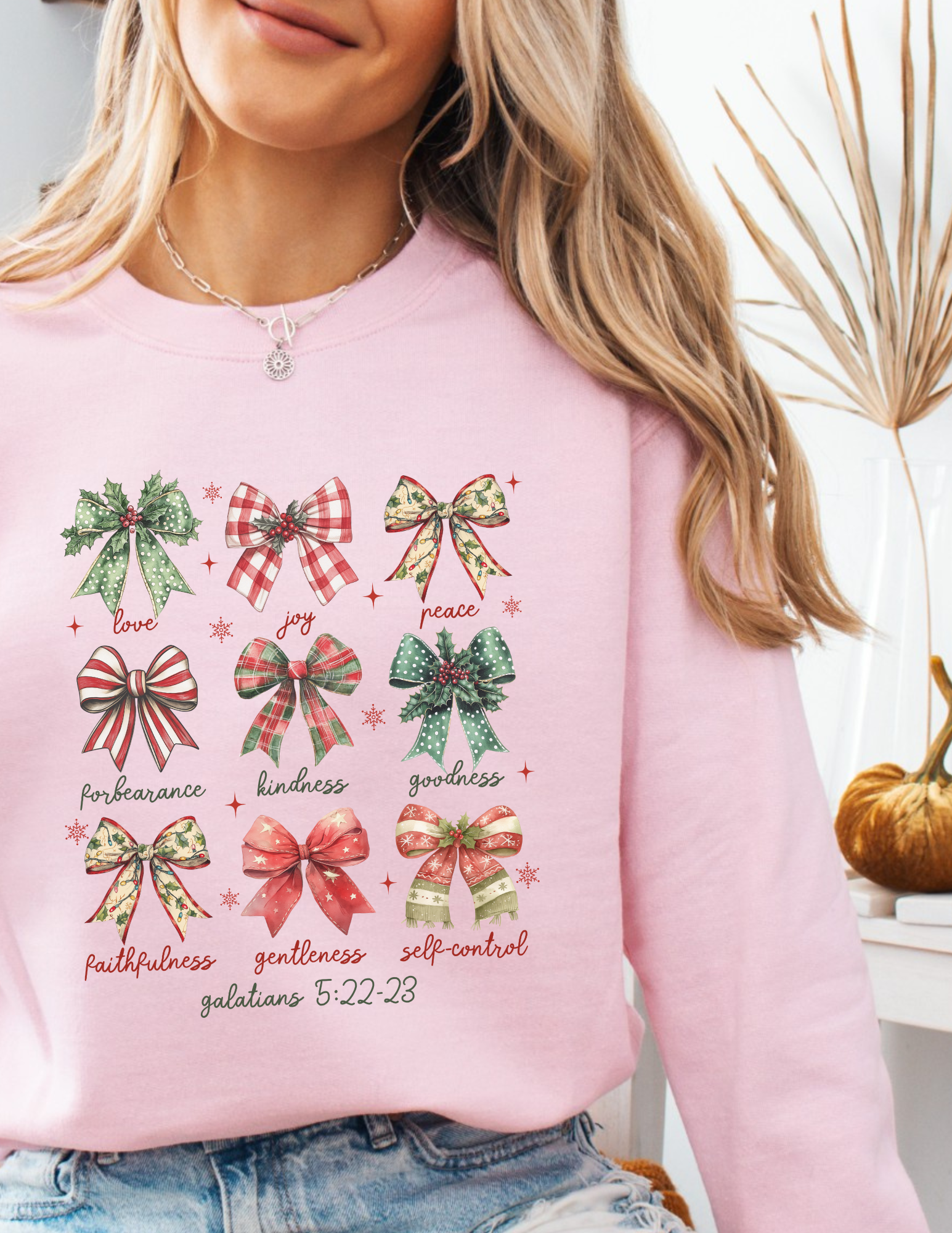 Bible Verse Christmas Sweatshirt