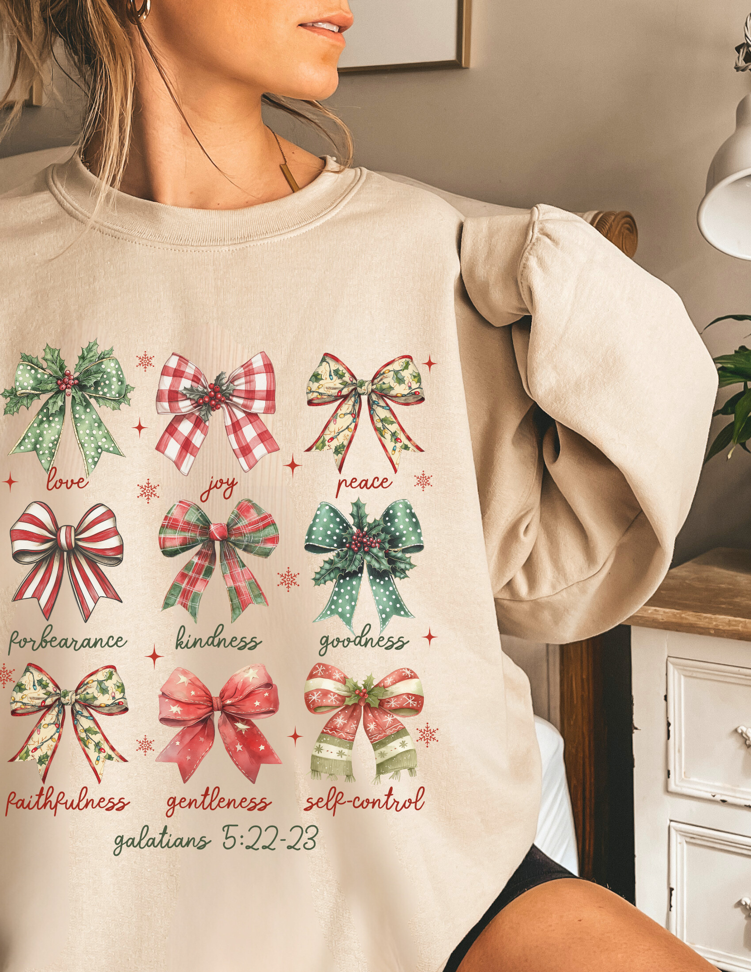 Bible Verse Christmas Sweatshirt