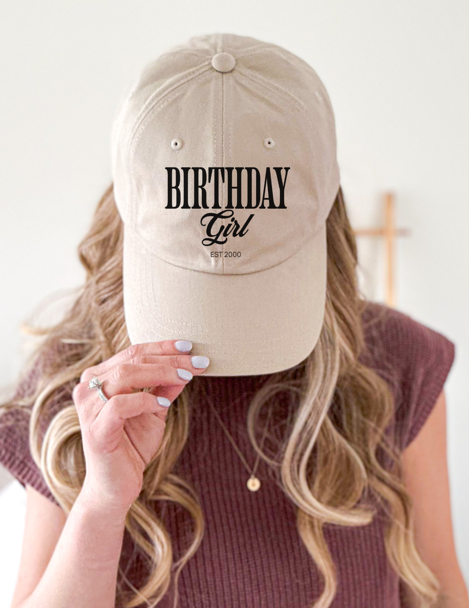 Customized Birthday Girl Hat