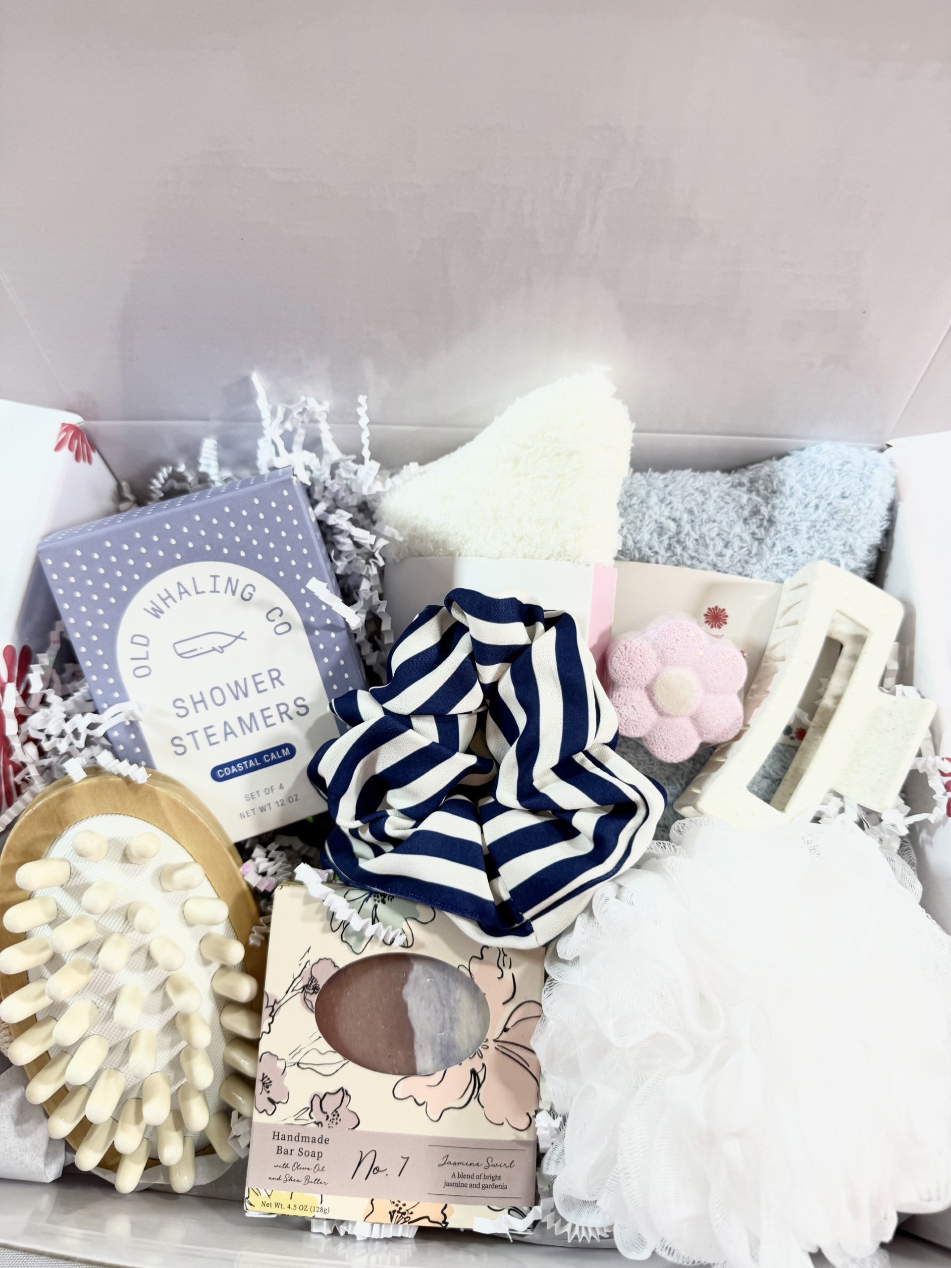Blue & White Self Care Set