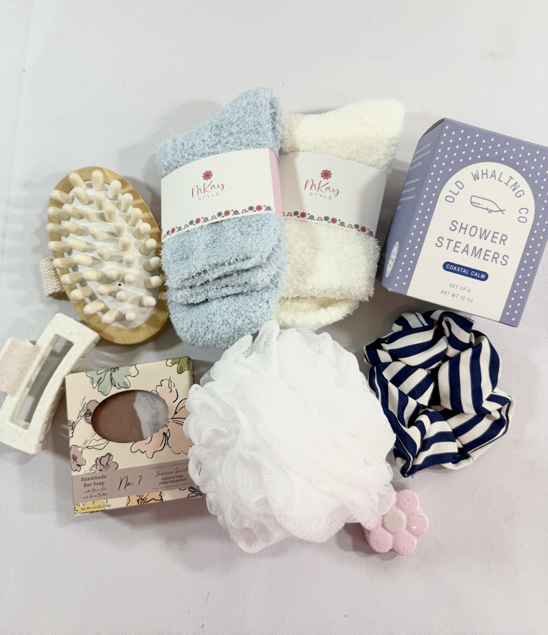 Blue & White Self Care Set