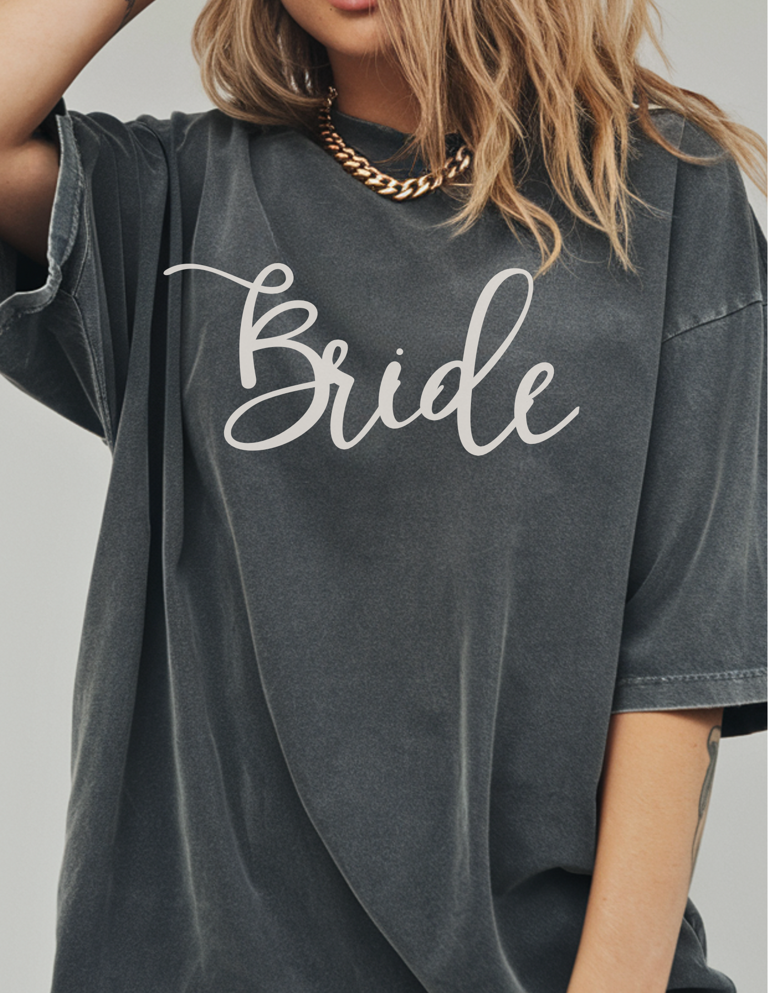 Matching Bride and Bride Tribe Comfort Colors Shirts