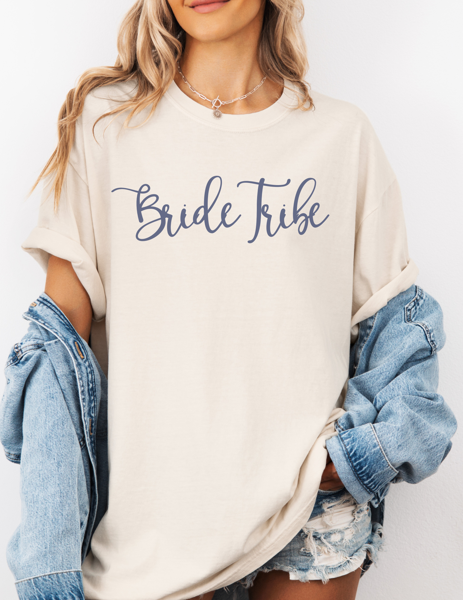 Matching Bride and Bride Tribe Comfort Colors Shirts