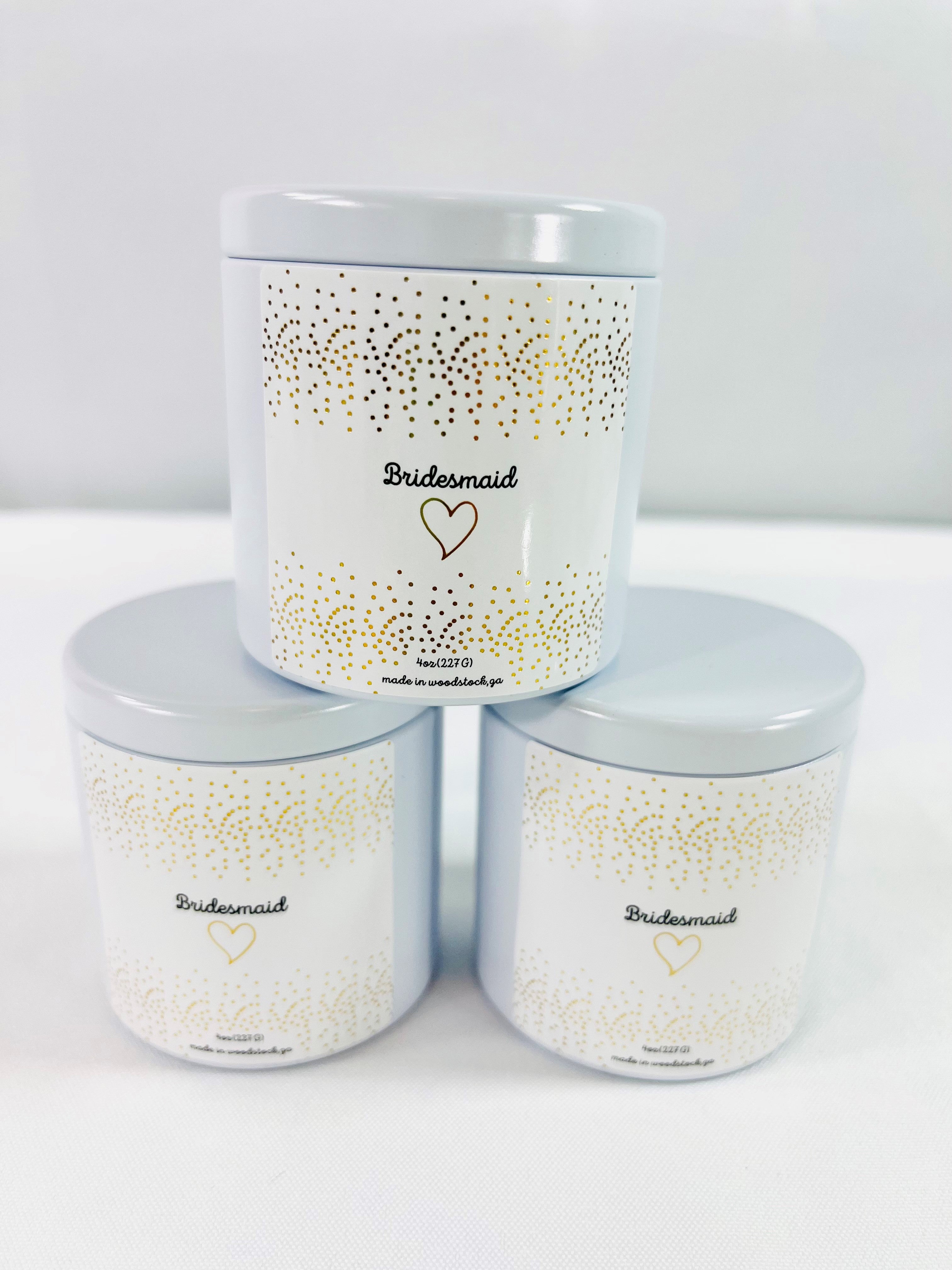 Bridesmaid Theme Candle